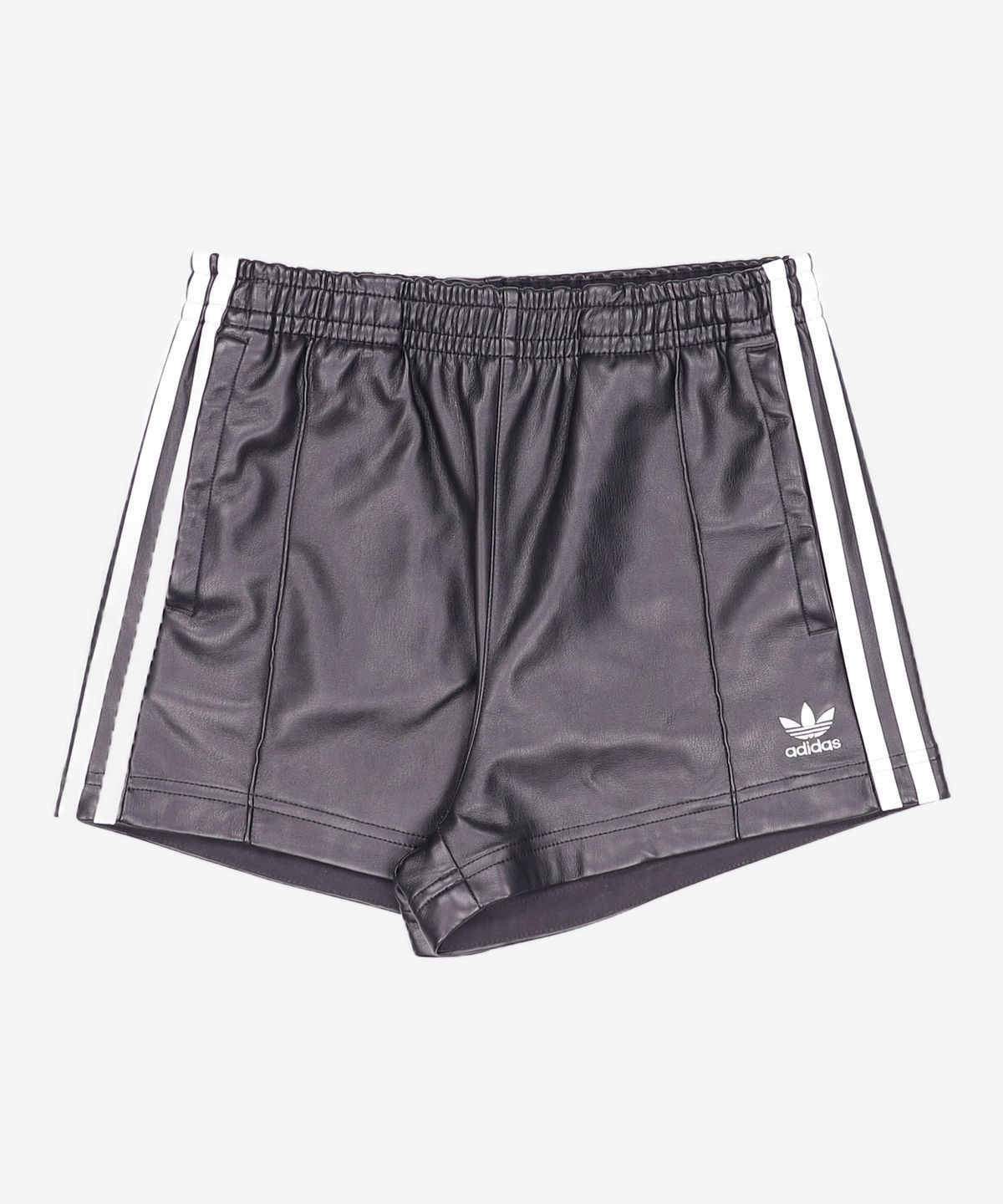 아디다스(ADIDAS) 레더 숏 팬츠 - 블랙 / IY7320 XS