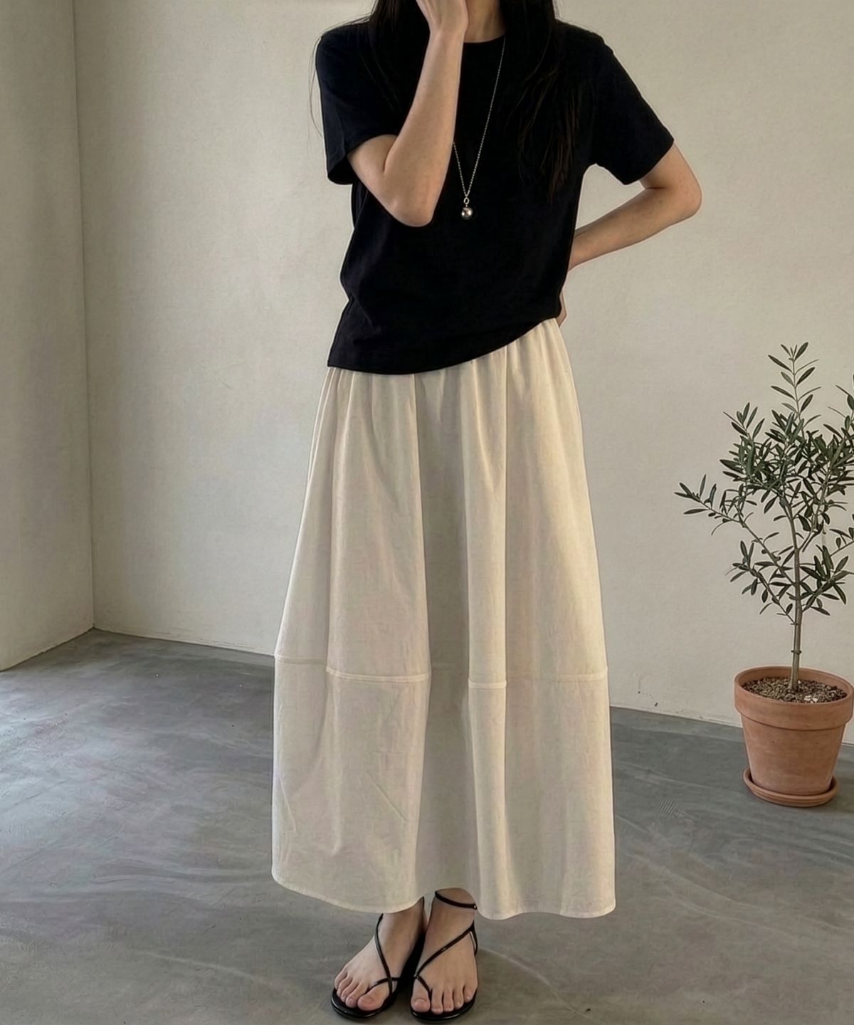 마이아(MAIA) 볼륨  스커트