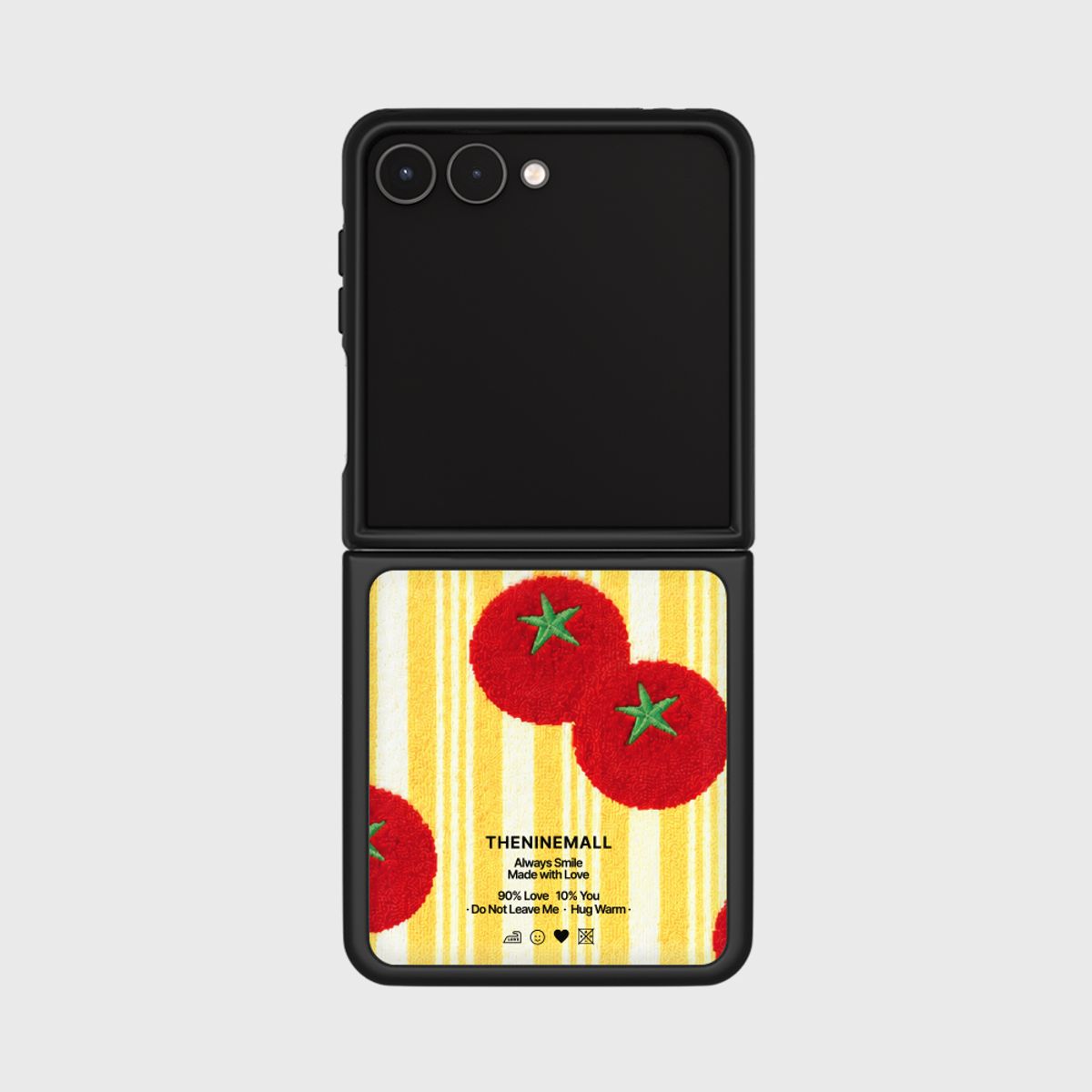 더나인몰(THE NINEMALL) tomato beach towel Z플립 블랙 에폭시 범퍼케이스