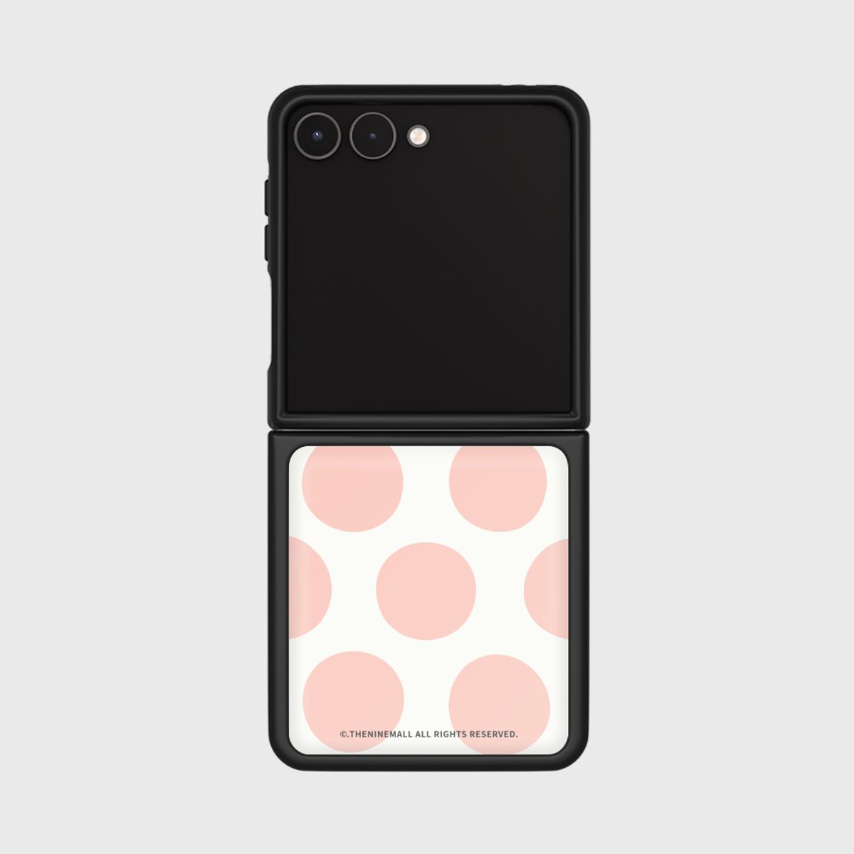 더나인몰(THE NINEMALL) candy dot Z플립 블랙 맥세이프 범퍼케이스