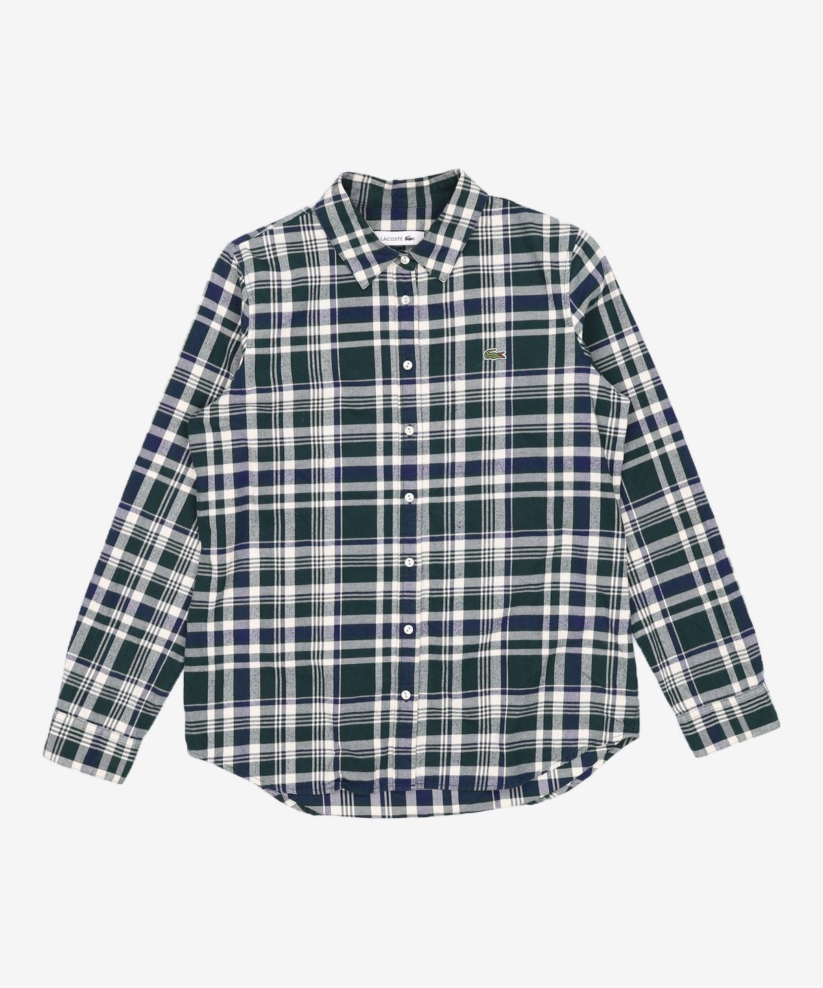 라코스테(LACOSTE) 여성 투톤 체크 셔츠 CF675E-51N Q8K 38