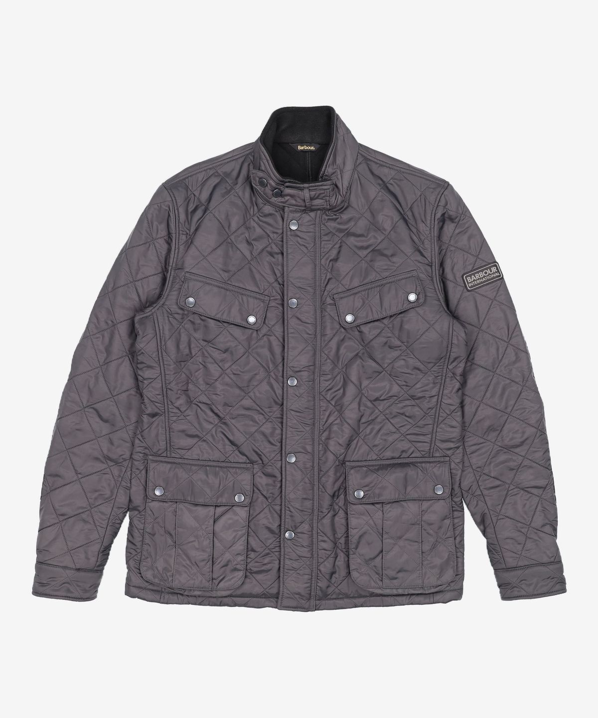 바버(BARBOUR) 남성 차콜그레이 B.Intl Tourer Ariel Polar 퀼팅 자켓 (URJU3F033CG) L