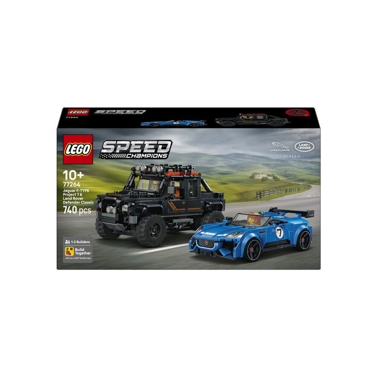 레고(LEGO) 레고 스피드 챔피언 77264 Jaguar Project 7 & Land Rover Defender [레고공식]