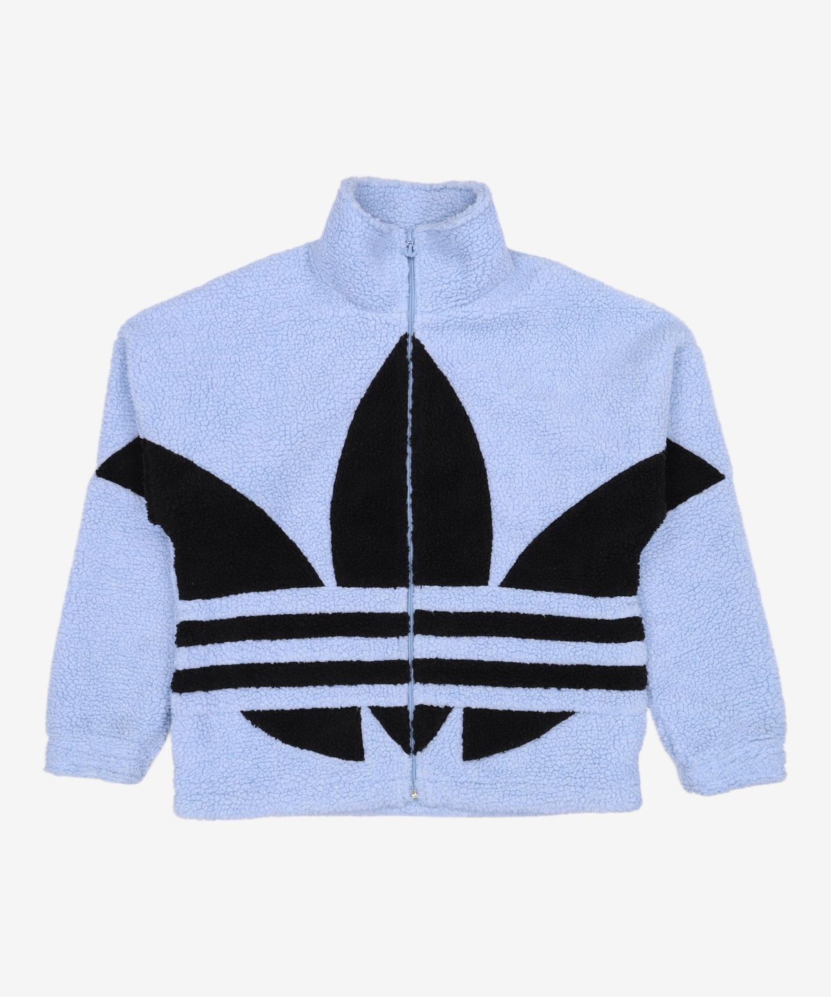 아디다스(ADIDAS) 빅 트레포일 쉐르파 자켓 - 블루 / HC0327 L