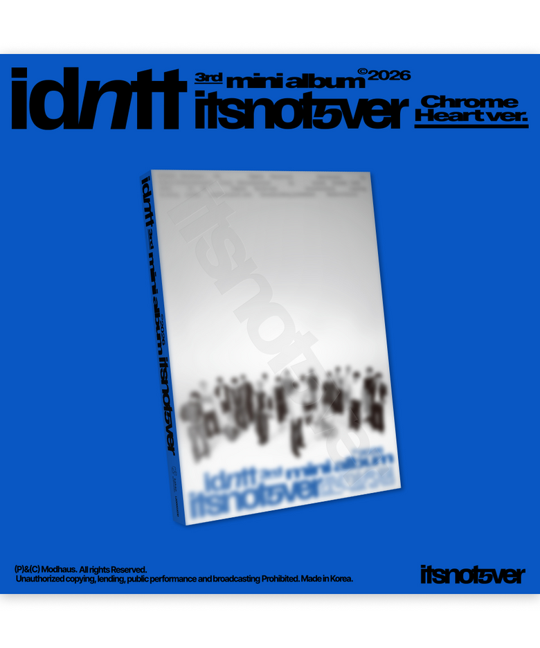 idntt (아이덴티티) - [itsnotover] (CD) (Chrome Heart ver)