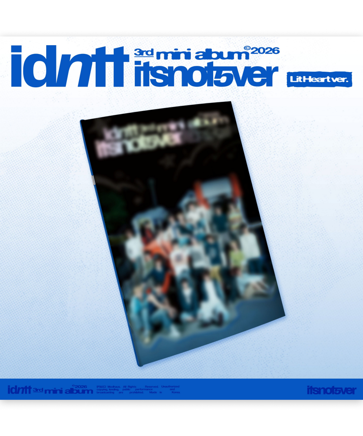 뮤직플랜트(MUSICPLANT) idntt (아이덴티티) - [itsnotover]  (CD) (Lit Heart ver)