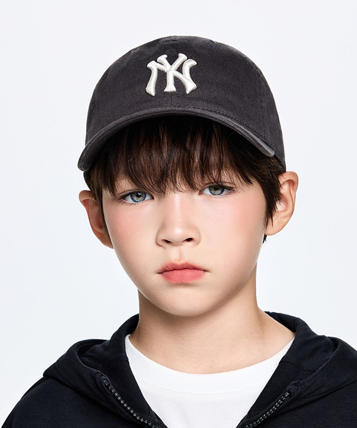 엠엘비 키즈(MLB KIDS) 에이스 볼캡 NY (D.Charcoal Grey)