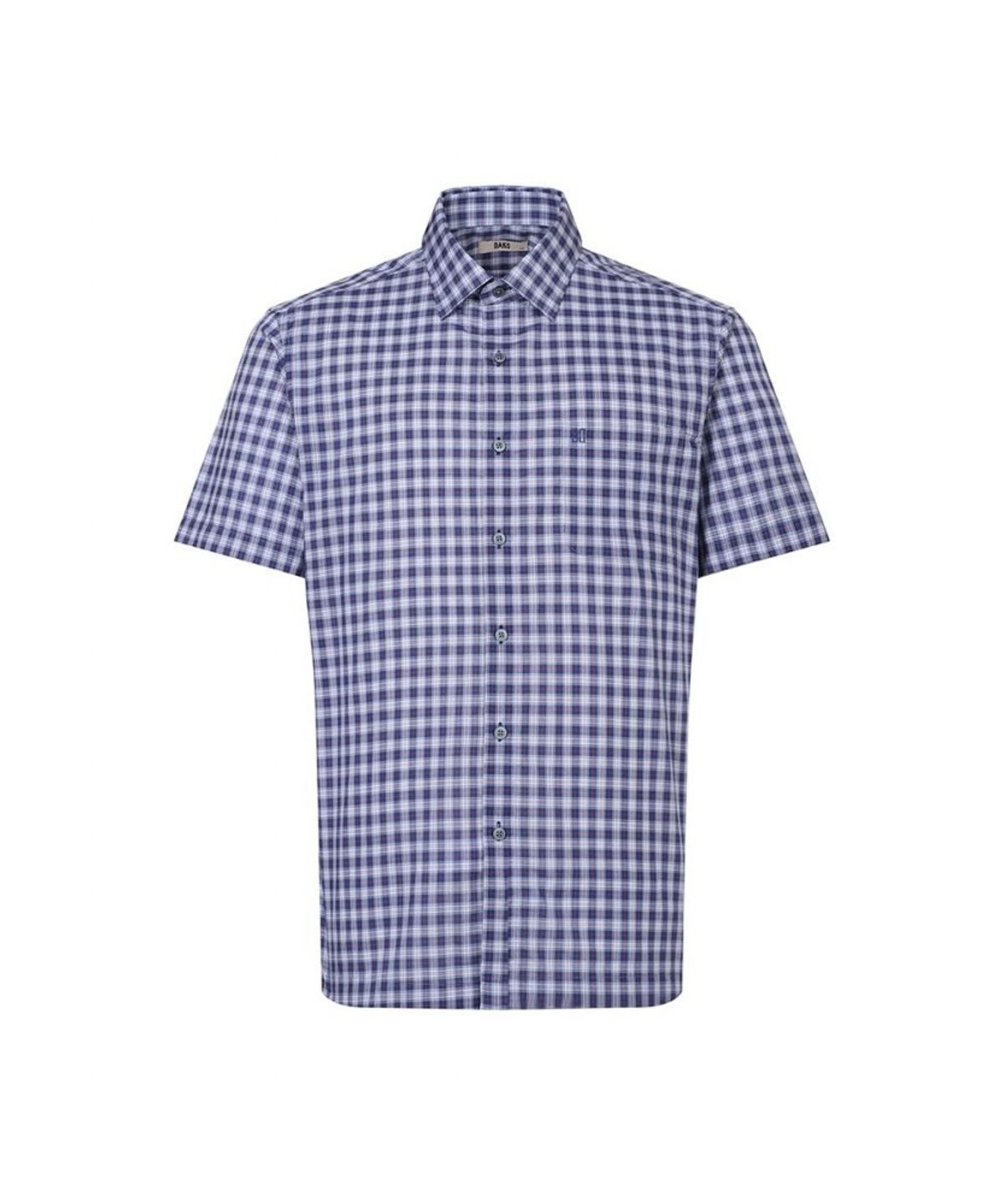 닥스셔츠(DAKS SHIRTS) 케어 면혼방 스몰체크 캐주얼 셔츠_DMS2SHCS111N1