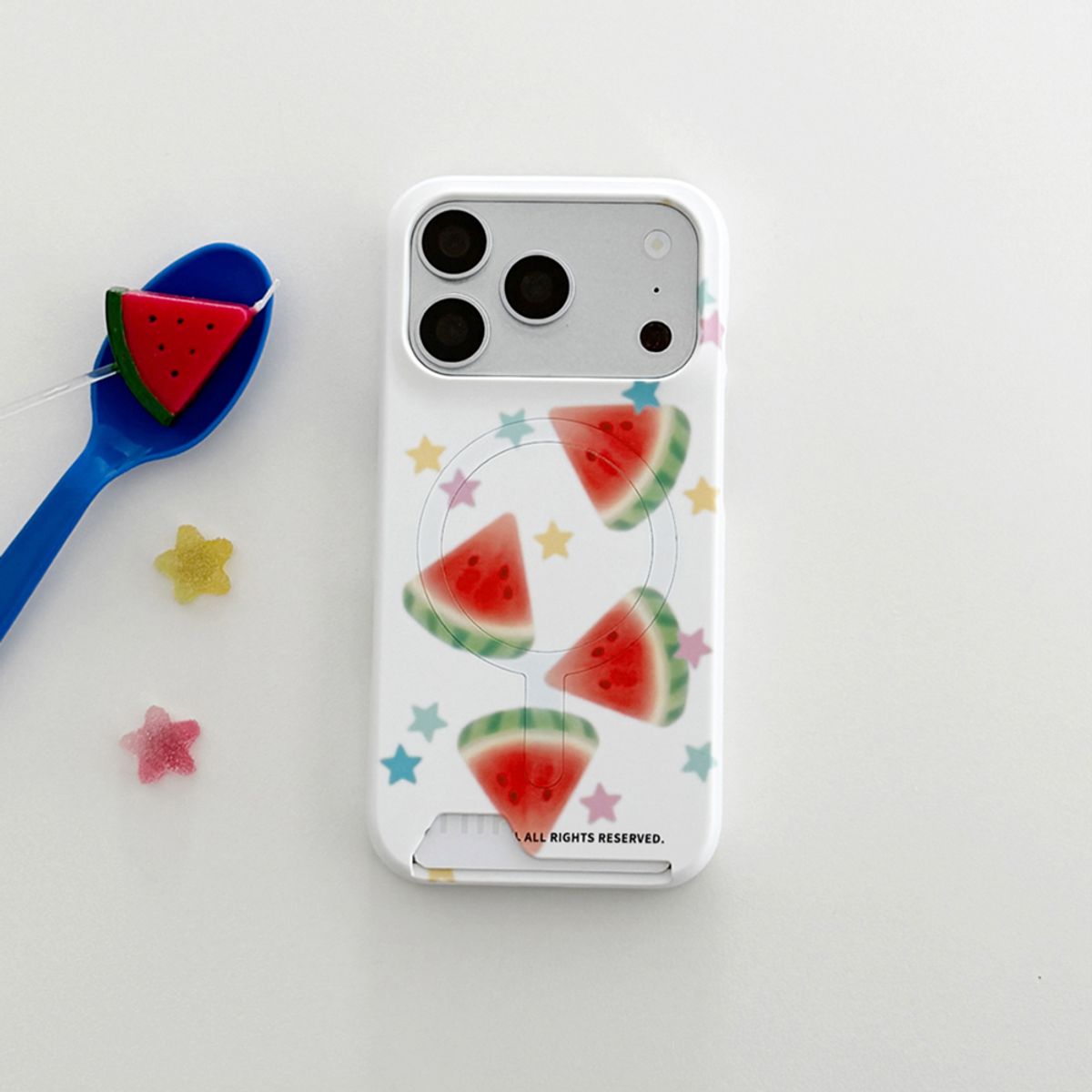 더나인몰(THE NINEMALL) watermelon sparkle [맥세이프 카드수납 폰케이스]