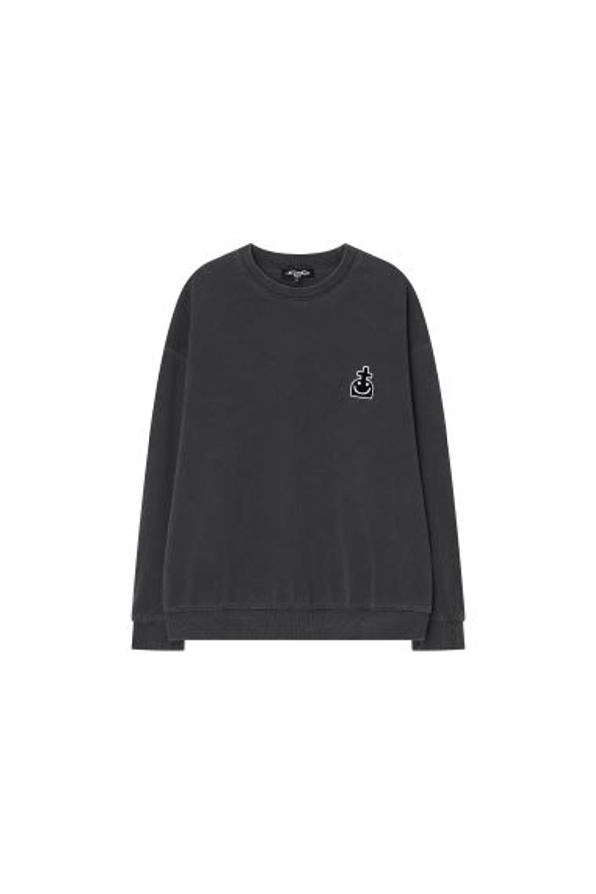 데바스테(DEVASTEE) MEN 피그먼트 와싱 라운드넥 긴소매 스웻셔츠(ESMDVTP01GRY)