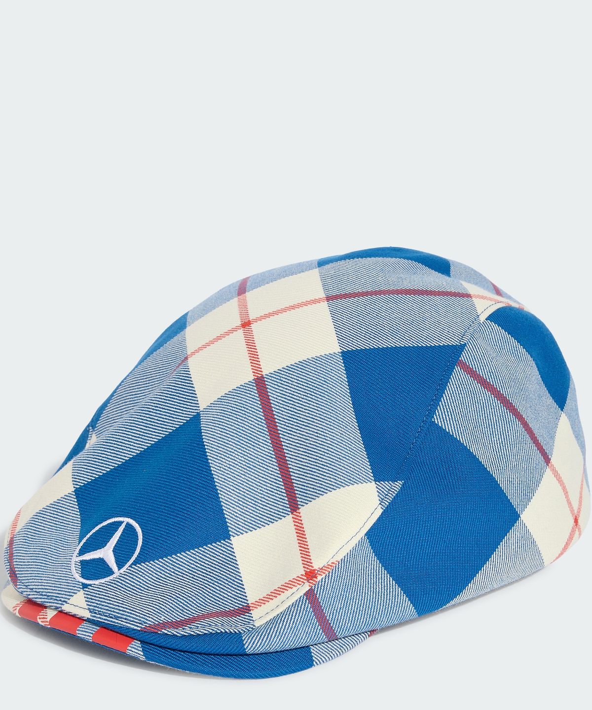 아디다스(ADIDAS) 메르세데스 AMG F1 팀 블루 원더 애로우 플랫 캡 - 크림화이트:다크마린:레드 / KY0986
