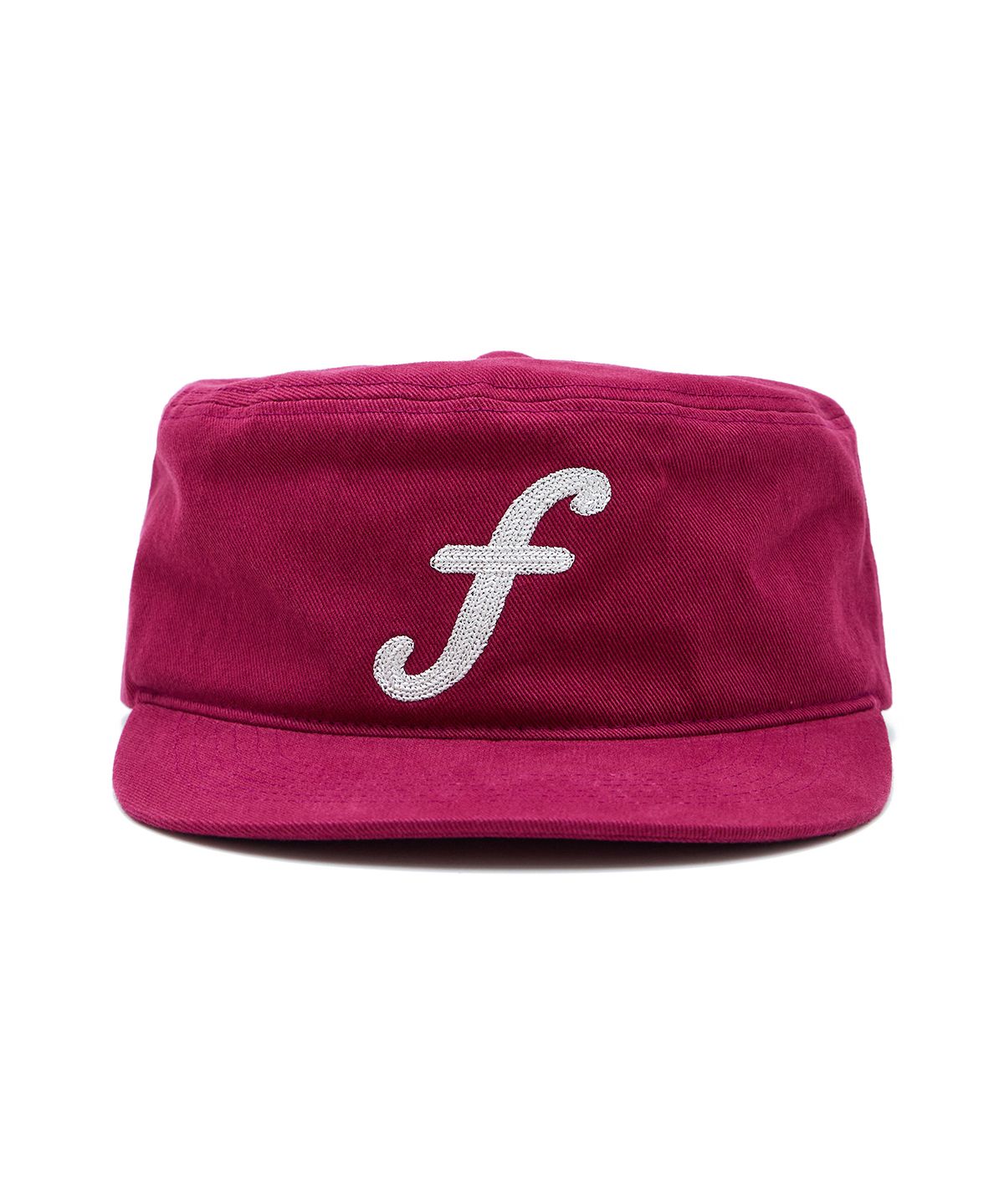 패슬(FASTLE) F Logo Pillbox Washed Cap Beet