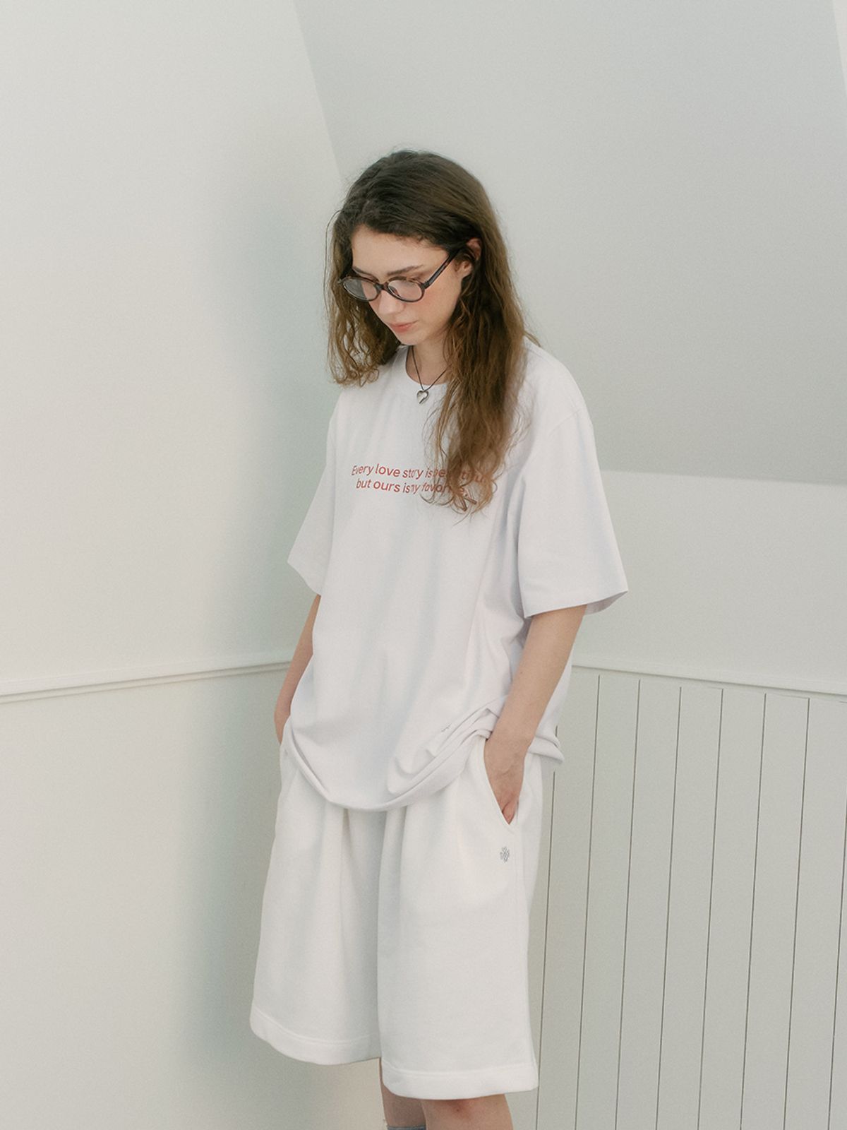 아워컬러(OURCOLOR) (adult) Together Tee _ White