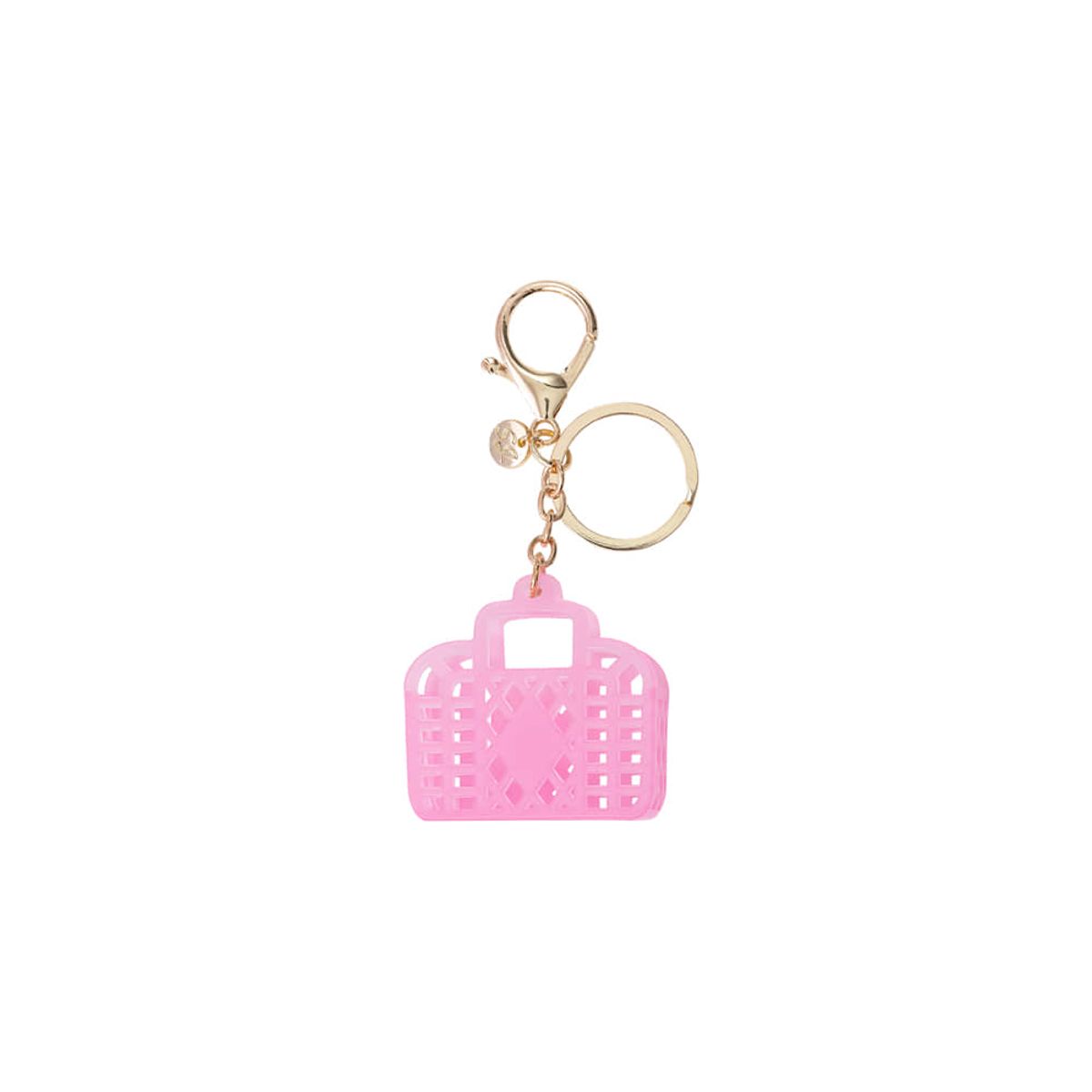 썬젤리(SUN JELLIES) SJBCRBNP 레트로 네온 핑크 키링