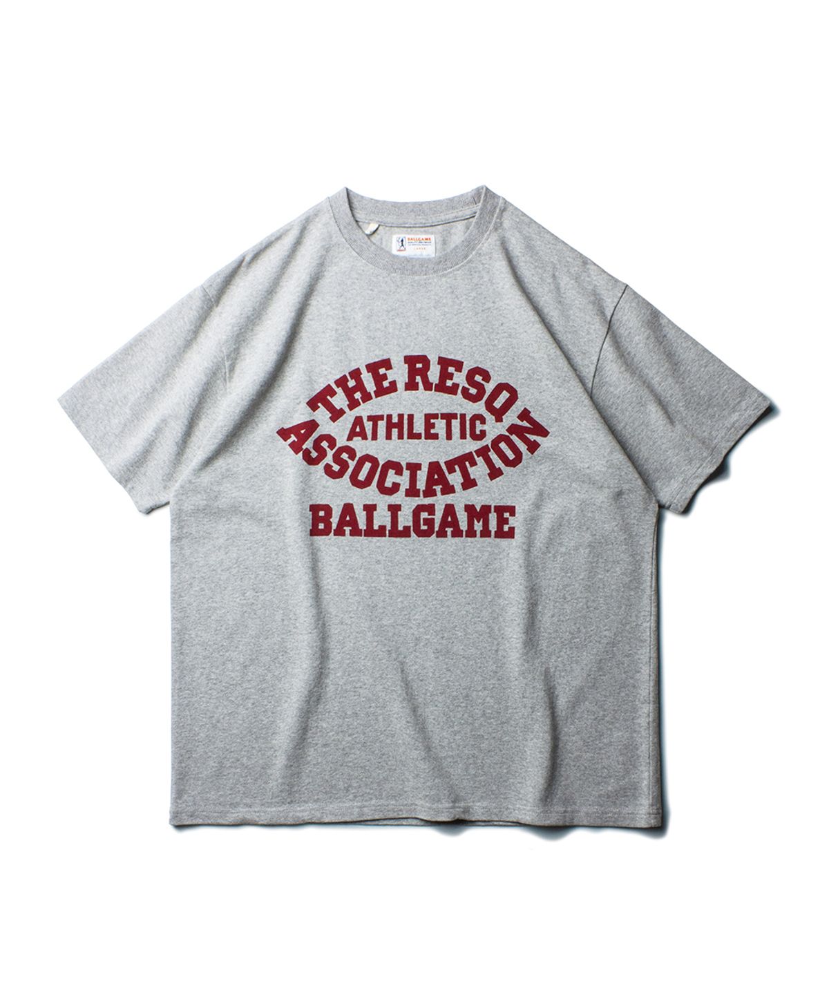 더 레스큐(THE RESQ) BALLGAME GRAPHIC TEE [MELANGE GREY]