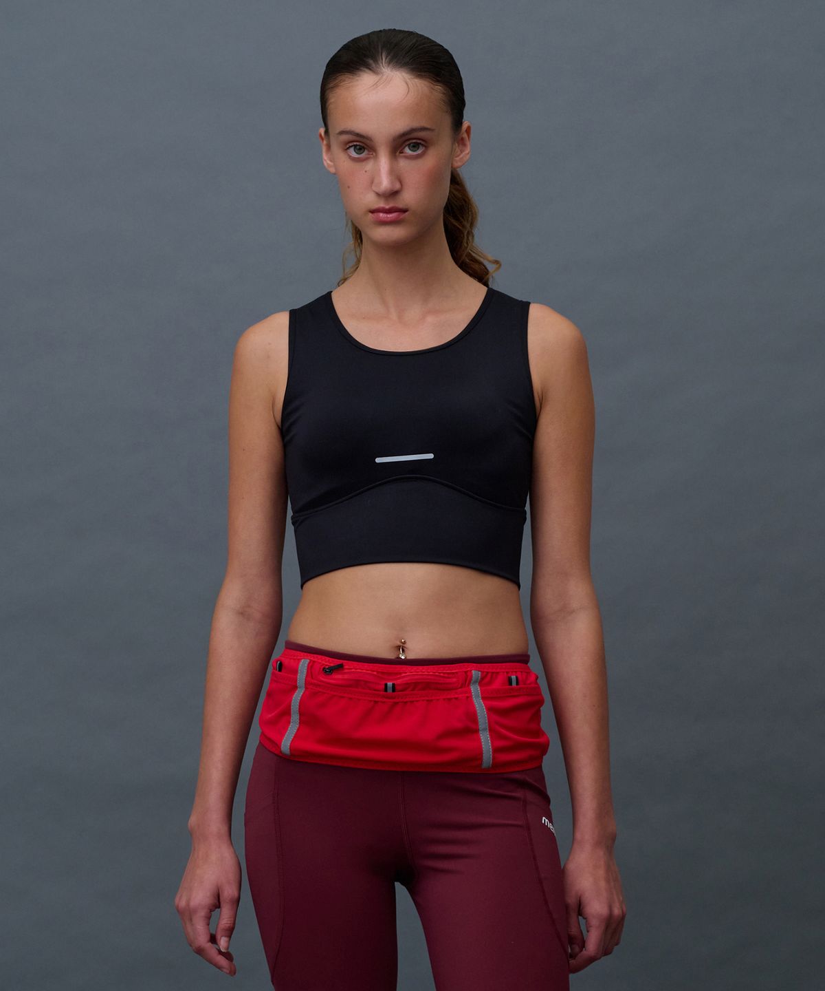 미나수(MENASOO) Pace Hold Sport Bra Top_Black
