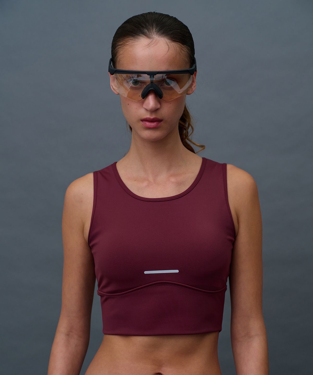 미나수(MENASOO) Pace Hold Sport Bra Top_Red