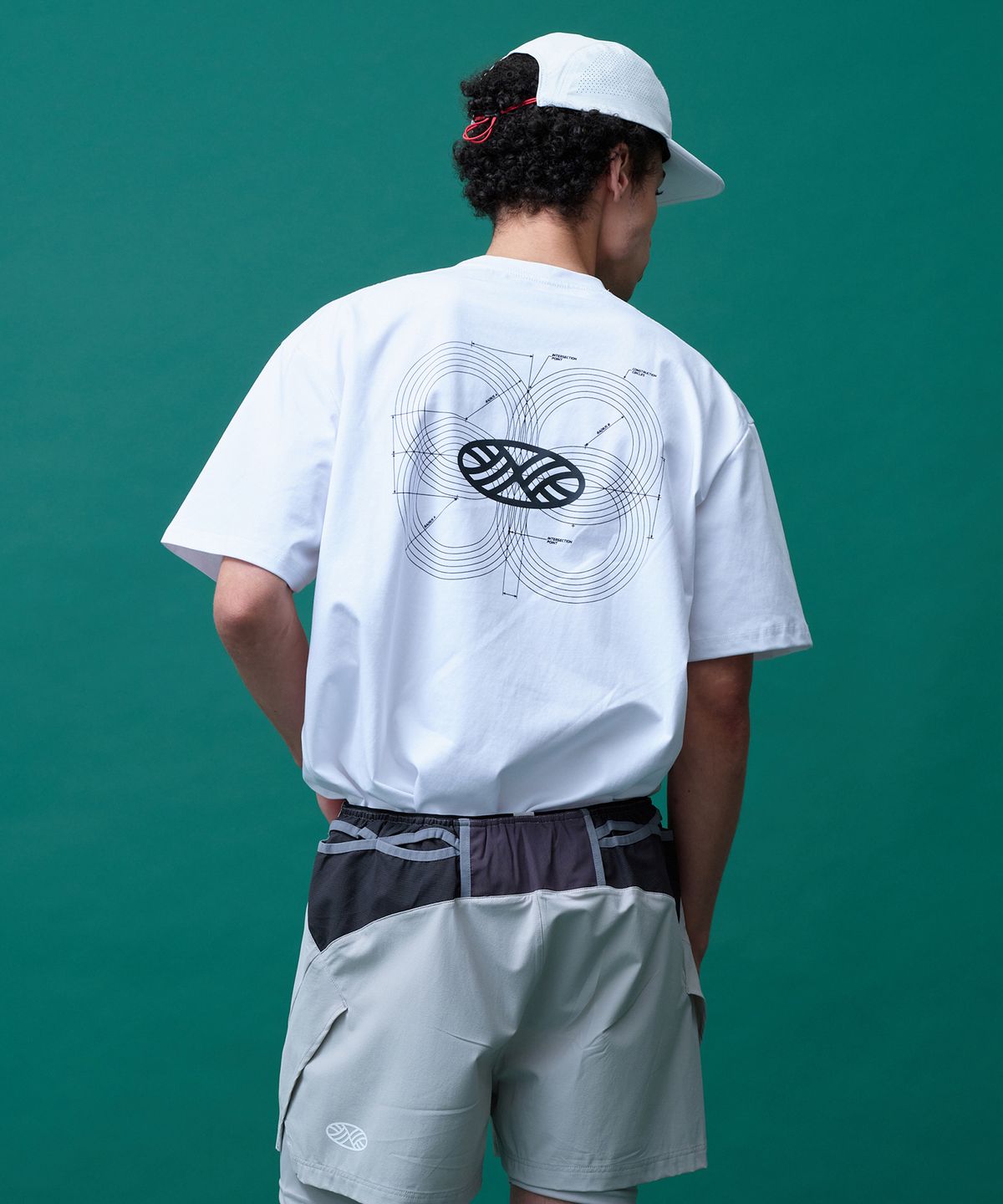 미나수(MENASOO) Unisex Symbol Sorona Basic T Shirt_White