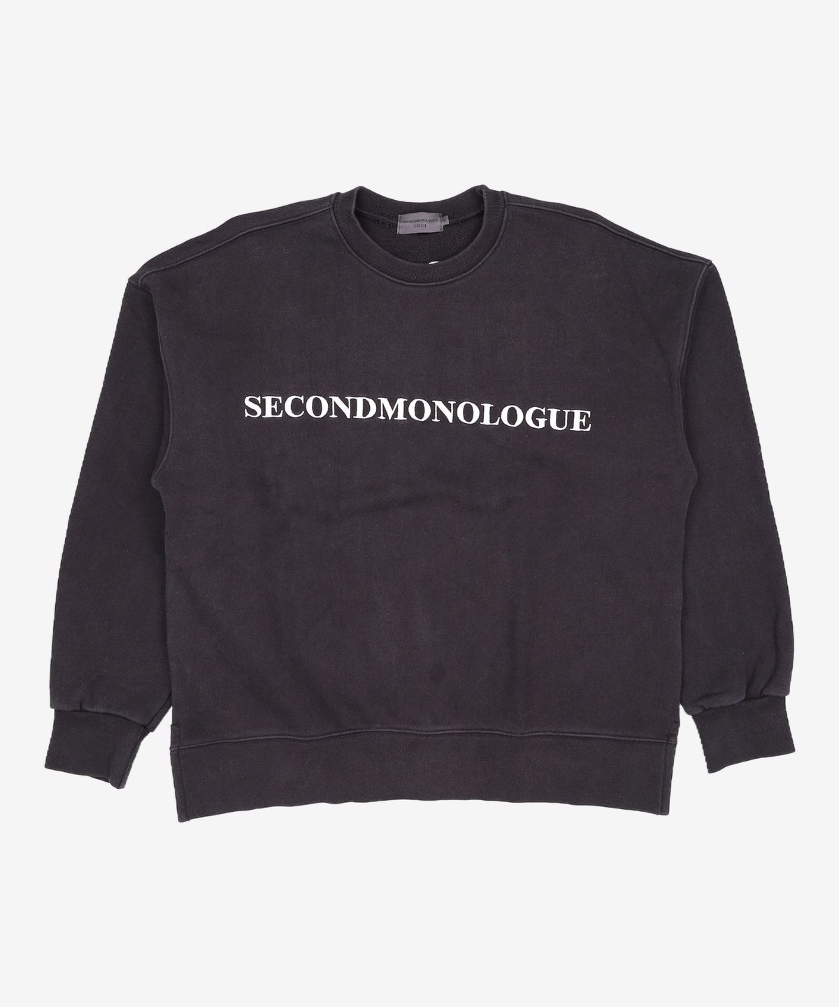세컨모놀로그(SECONDMONO) 세컨모놀로그 케이.오버사이즈 스웻 셔츠 블랙 M