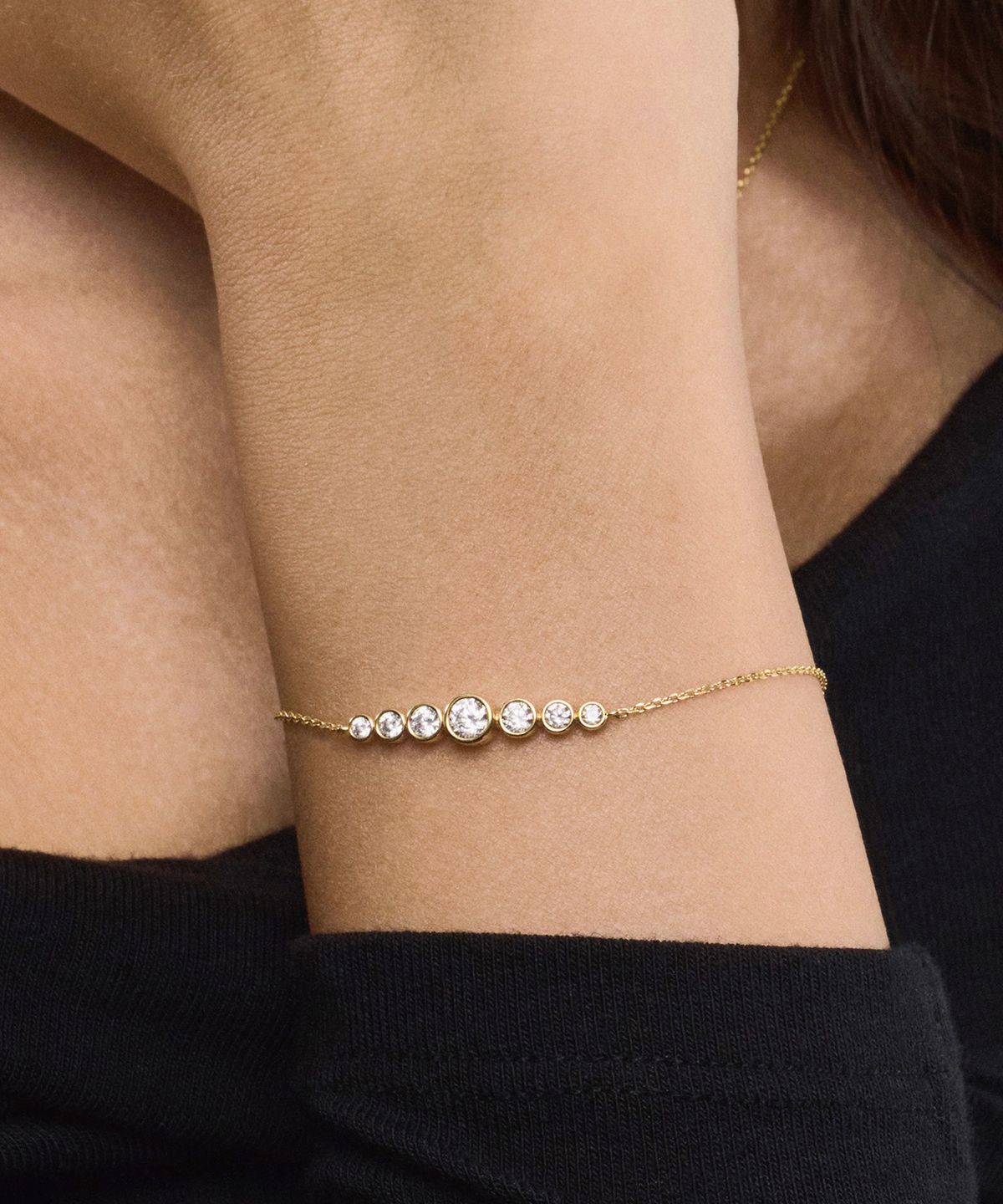 리스(LISSE) [925 SILVER] ROUND GRADIENT CHAIN B