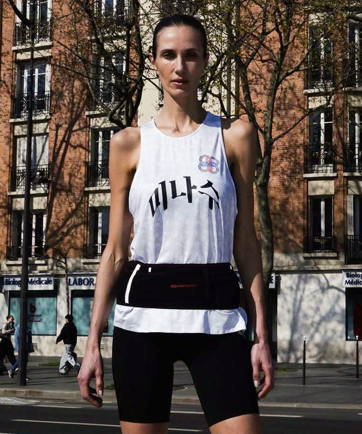미나수(MENASOO) Unisex Icon Running Singlet_White_KR