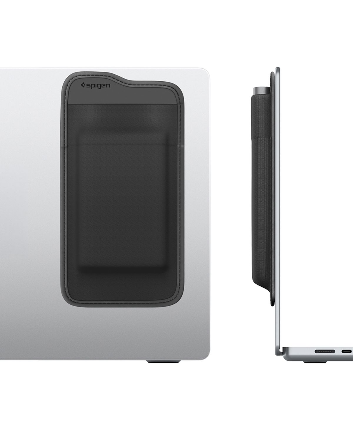 슈피겐(SPIGEN) 노트북 탈부착식 SSD 보관함 파우치 매직 마우스 홀더 LD221