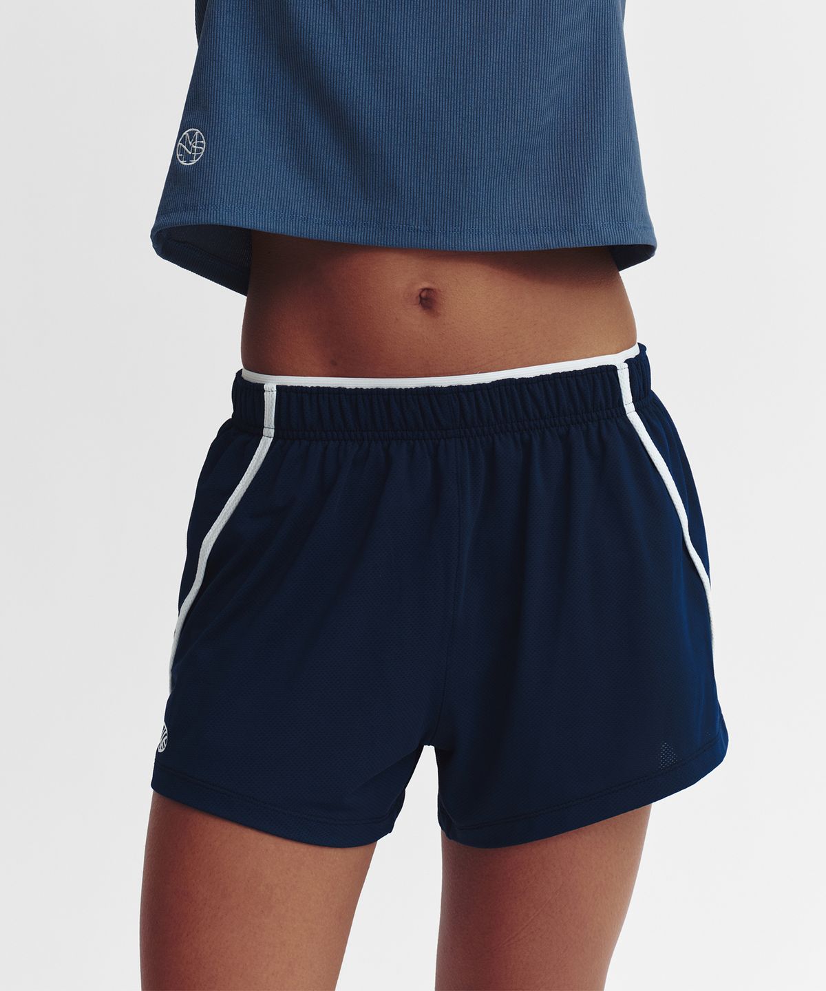 미나수(MENASOO) Mesh Runner Soft Shorts_Navy