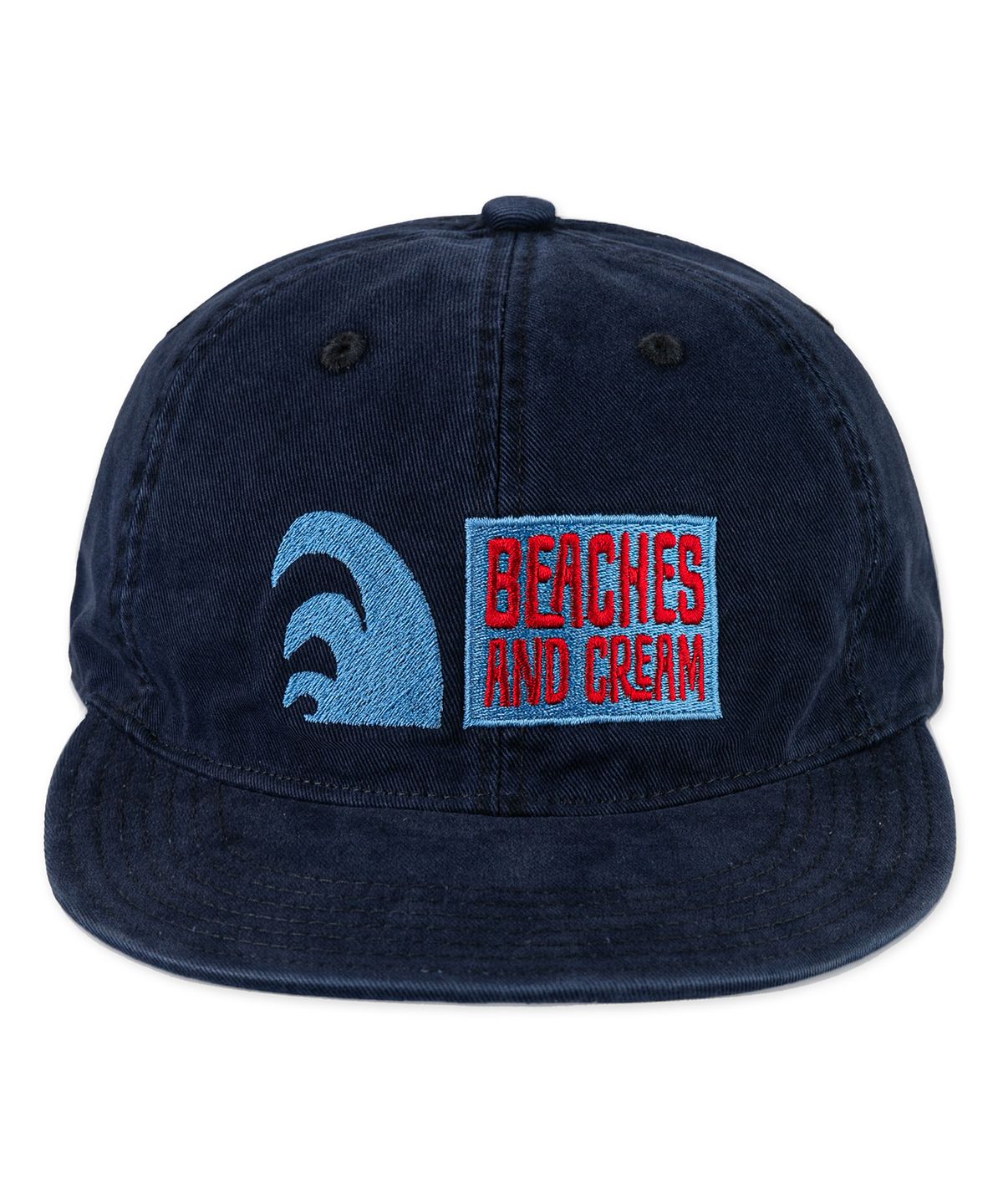 비치스앤크림(BEACHESANDCREAM) Ocean Crest Plat-Ball cap-navy