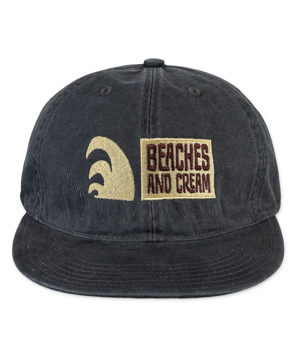 비치스앤크림(BEACHESANDCREAM) Ocean Crest Plat-Ball cap-charcoal