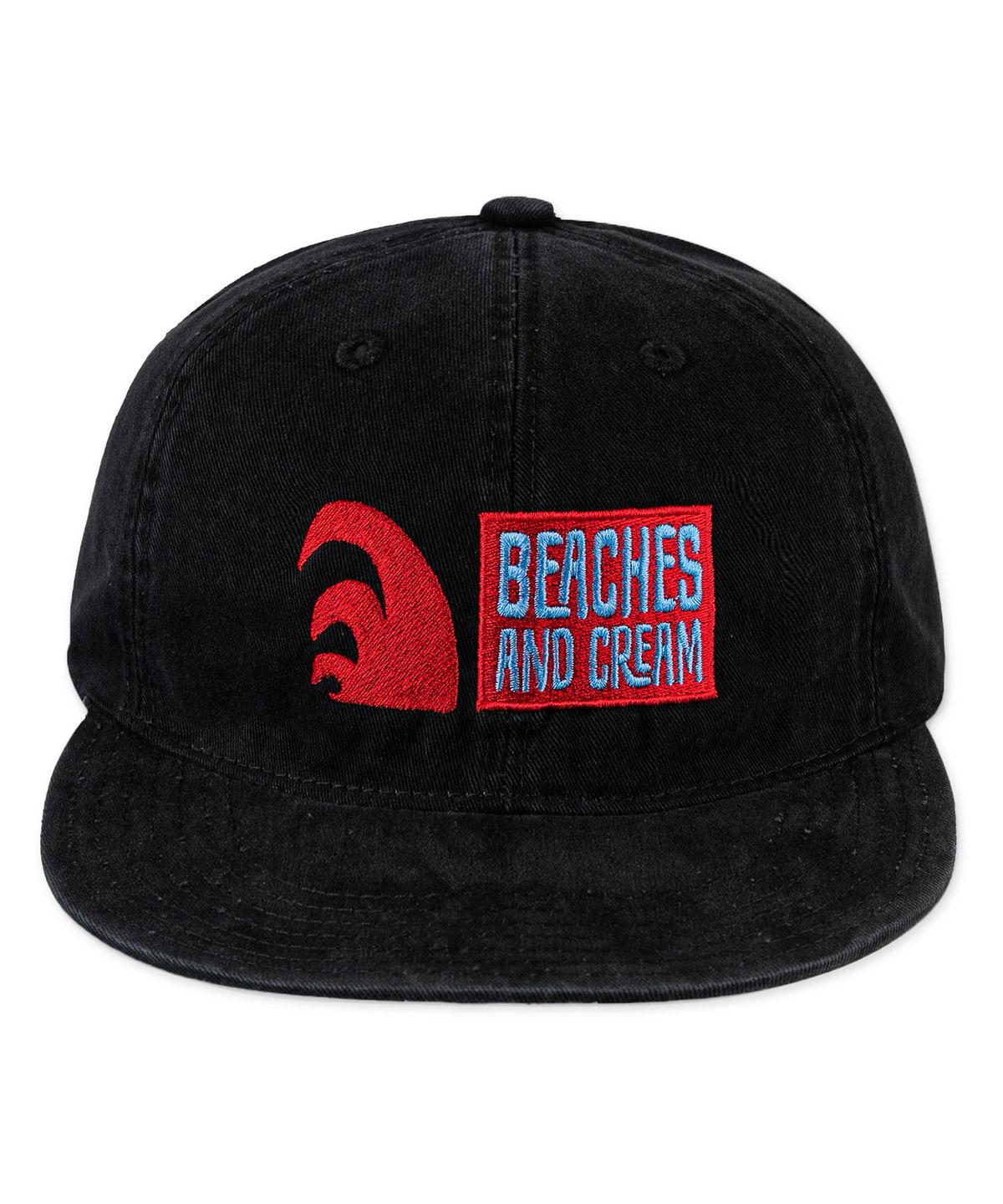 비치스앤크림(BEACHESANDCREAM) Ocean Crest Plat-Ball cap-black