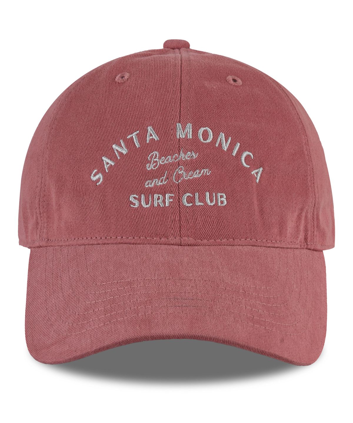 비치스앤크림(BEACHESANDCREAM) SANTA MONICA Cotton Ball cap-pink