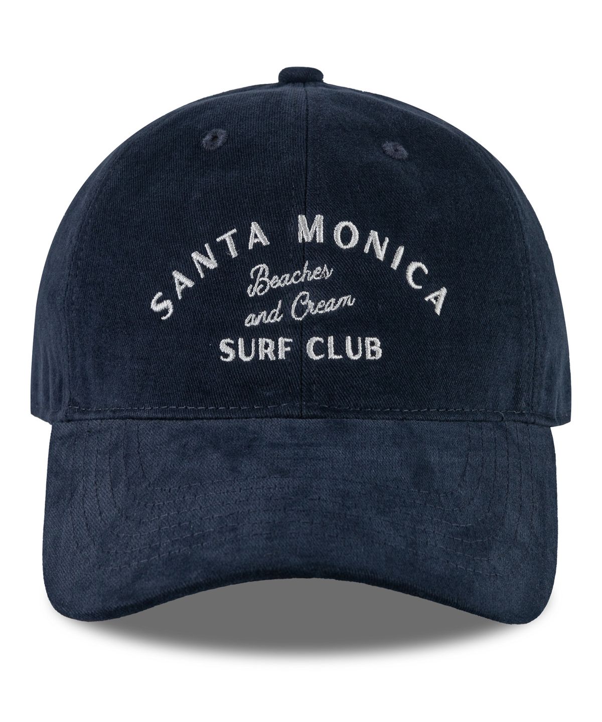 비치스앤크림(BEACHESANDCREAM) SANTA MONICA Cotton Ball cap-navy