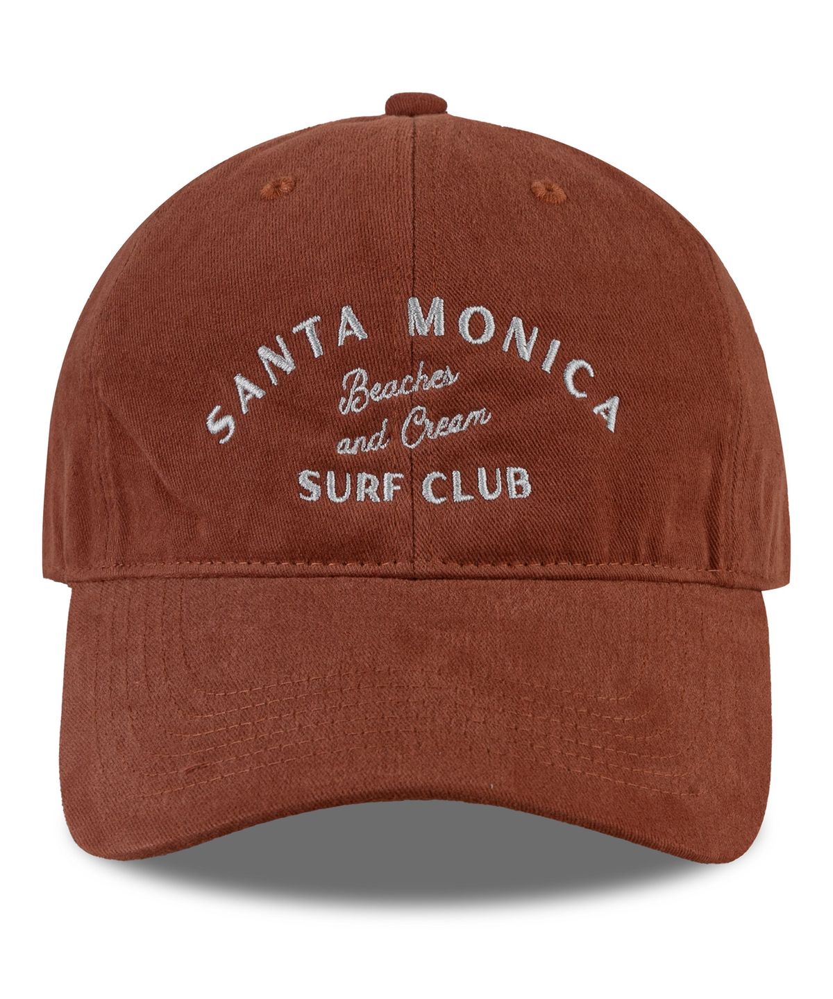 비치스앤크림(BEACHESANDCREAM) SANTA MONICA Cotton Ball cap-light brown