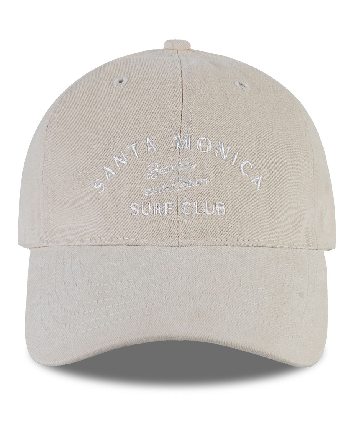비치스앤크림(BEACHESANDCREAM) SANTA MONICA Cotton Ball cap-light beige