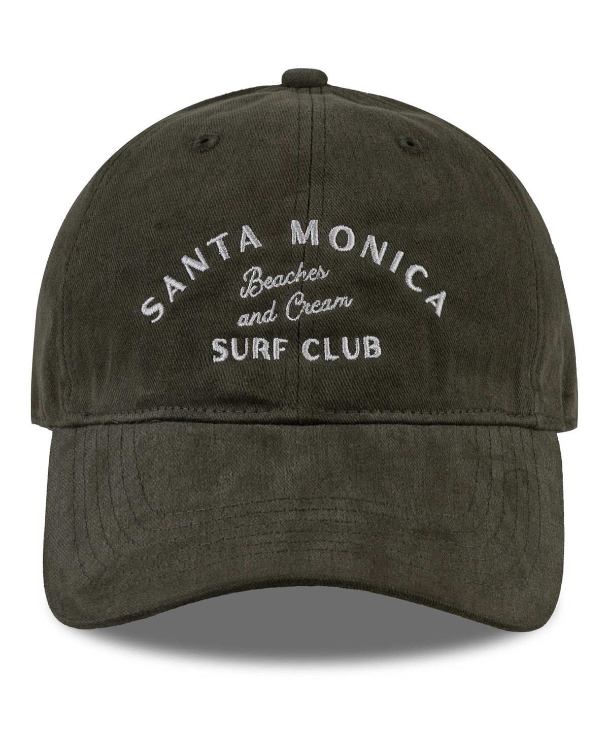 비치스앤크림(BEACHESANDCREAM) SANTA MONICA Cotton Ball cap-khaki