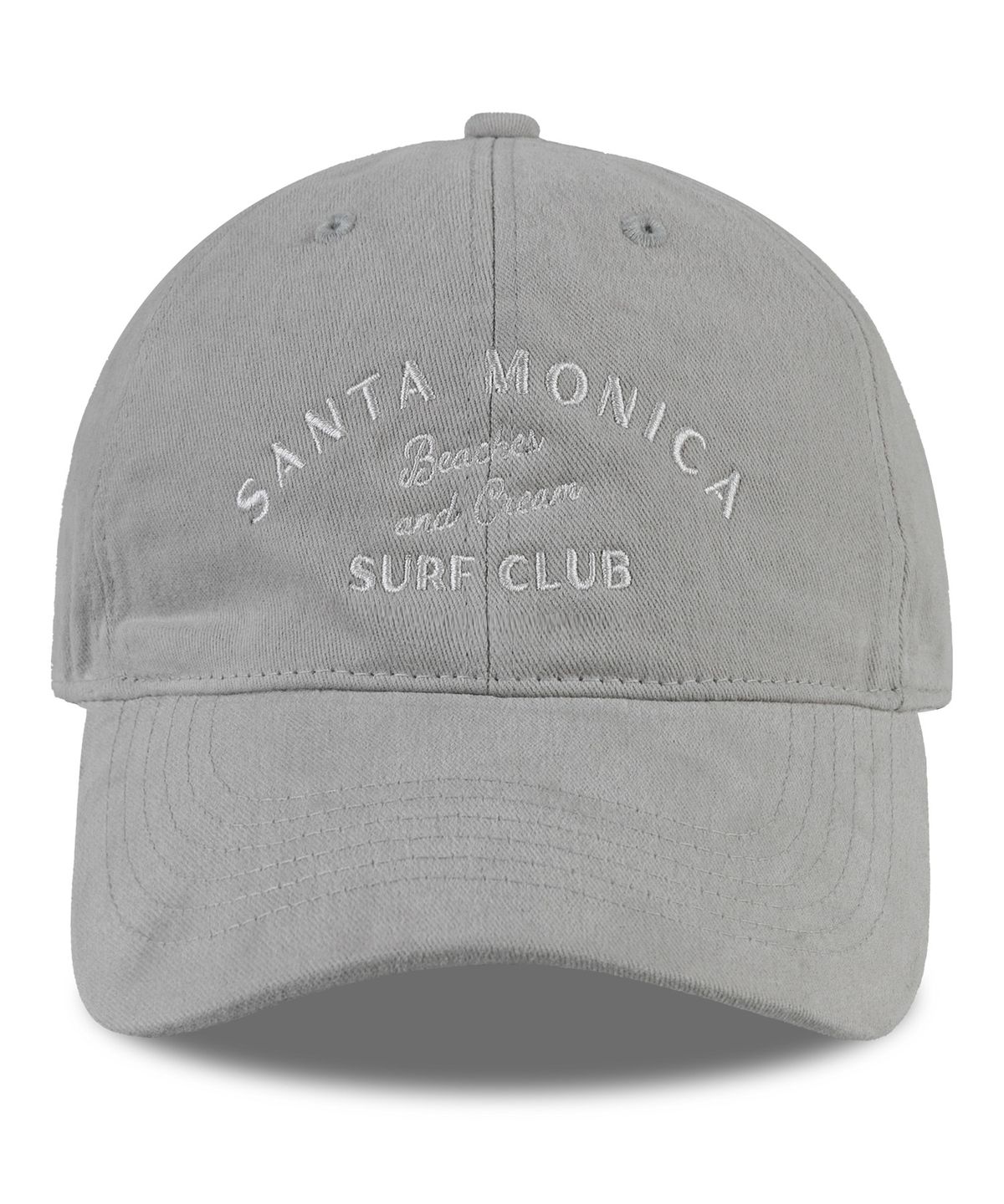 비치스앤크림(BEACHESANDCREAM) SANTA MONICA Cotton Ball cap-gray