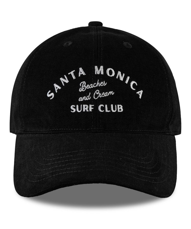 SANTA MONICA Cotton Ball cap-black