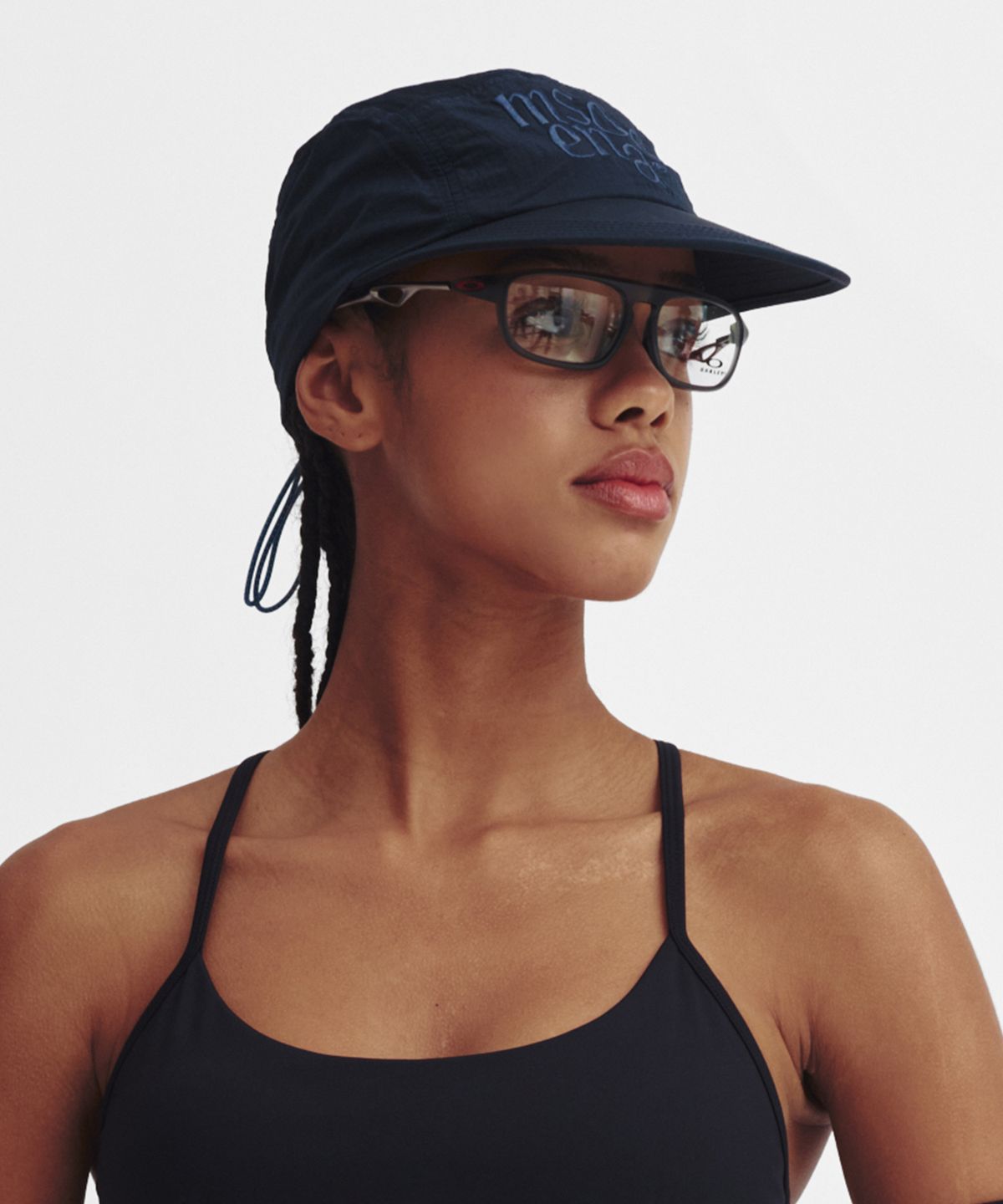 미나수(MENASOO) Signature Ripstop Running Cap_Navy