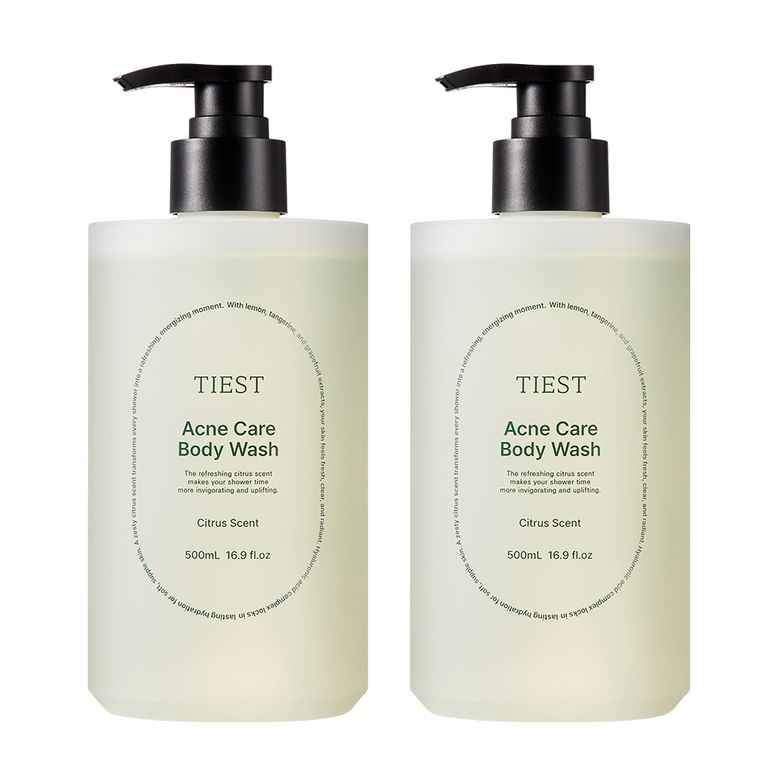 티에스트 아크네케어 시트러스 바디워시 약산성 여드름케어 500ml x 2개