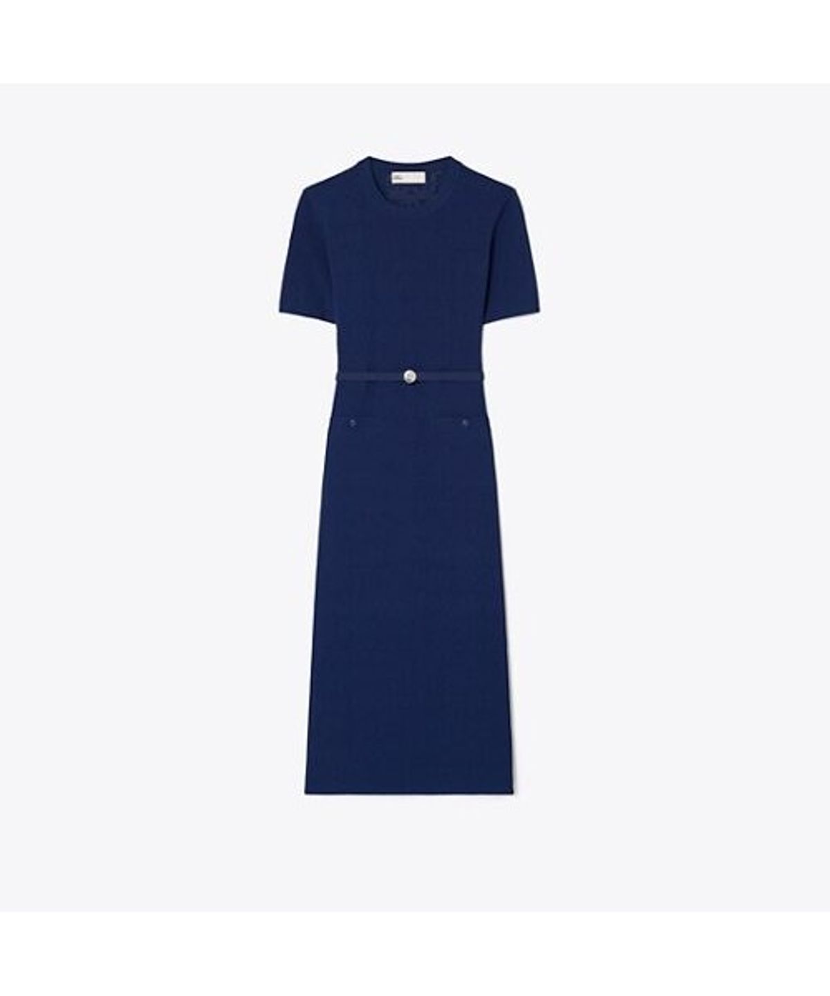 토리버치(TORYBURCH) 비스코스 포인텔 드레스 - 오션