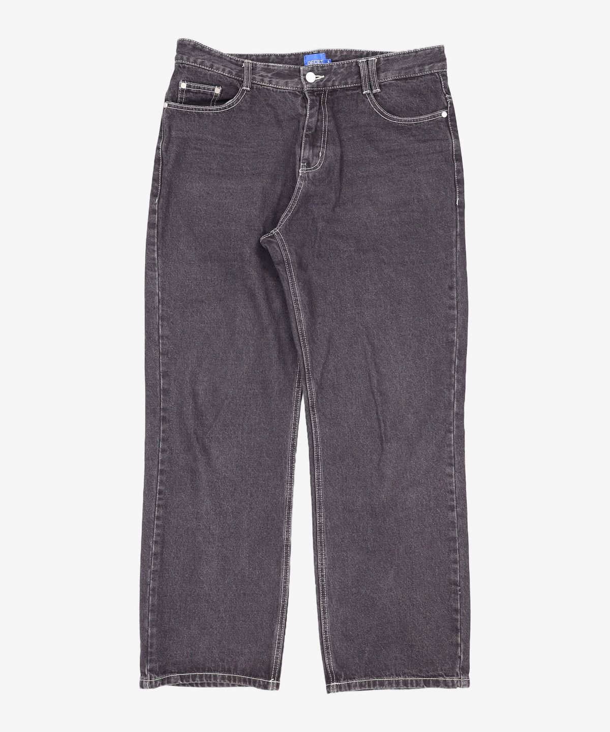 데케트(DECET) [스프링/썸머]Dawn Semi Wide Jeans DCPT002Black 34