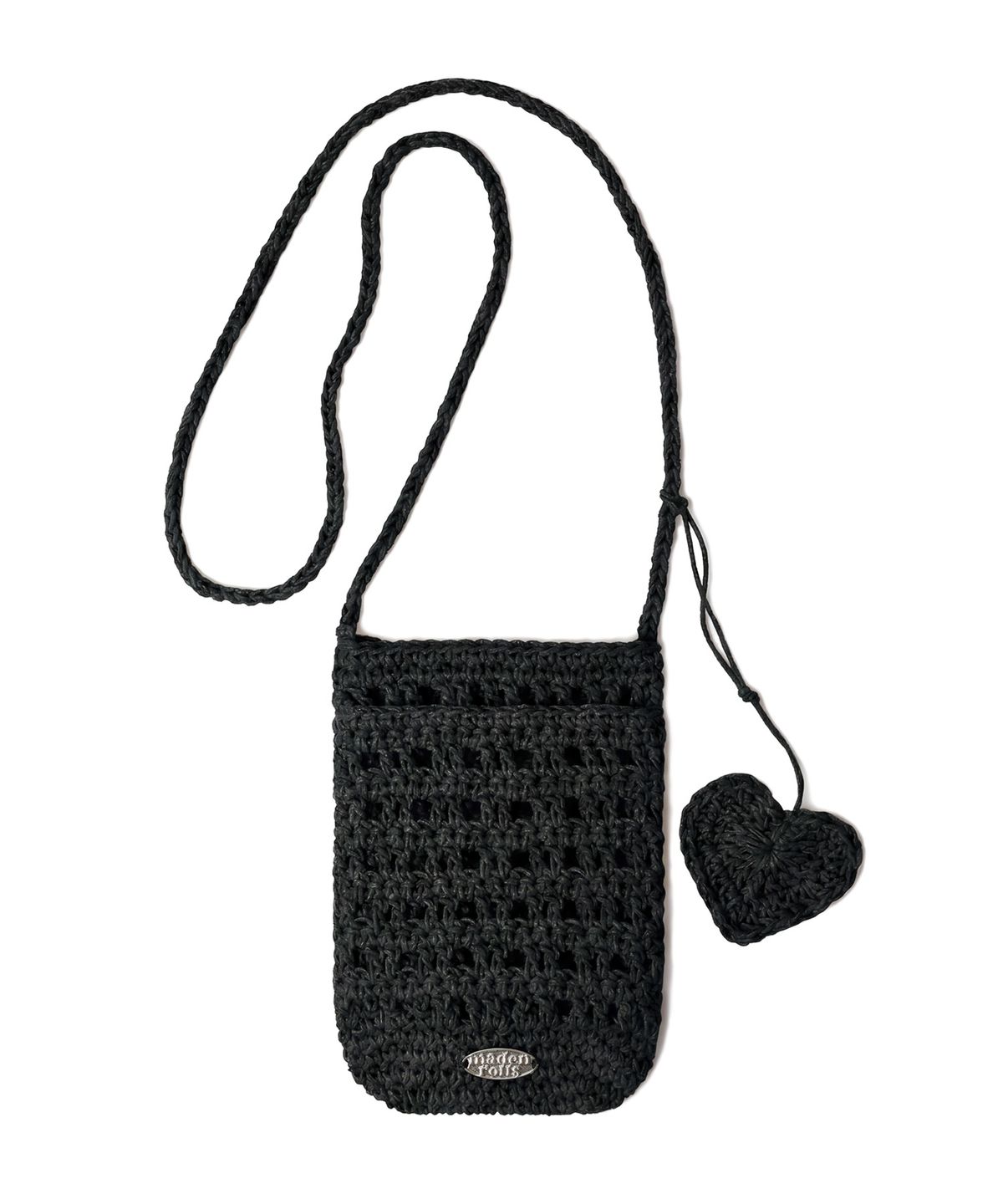 마덴롤즈(MADENROLLS) Crochet Mini Bag Black