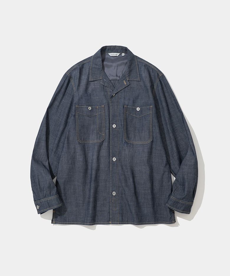 chambray shirt indigo