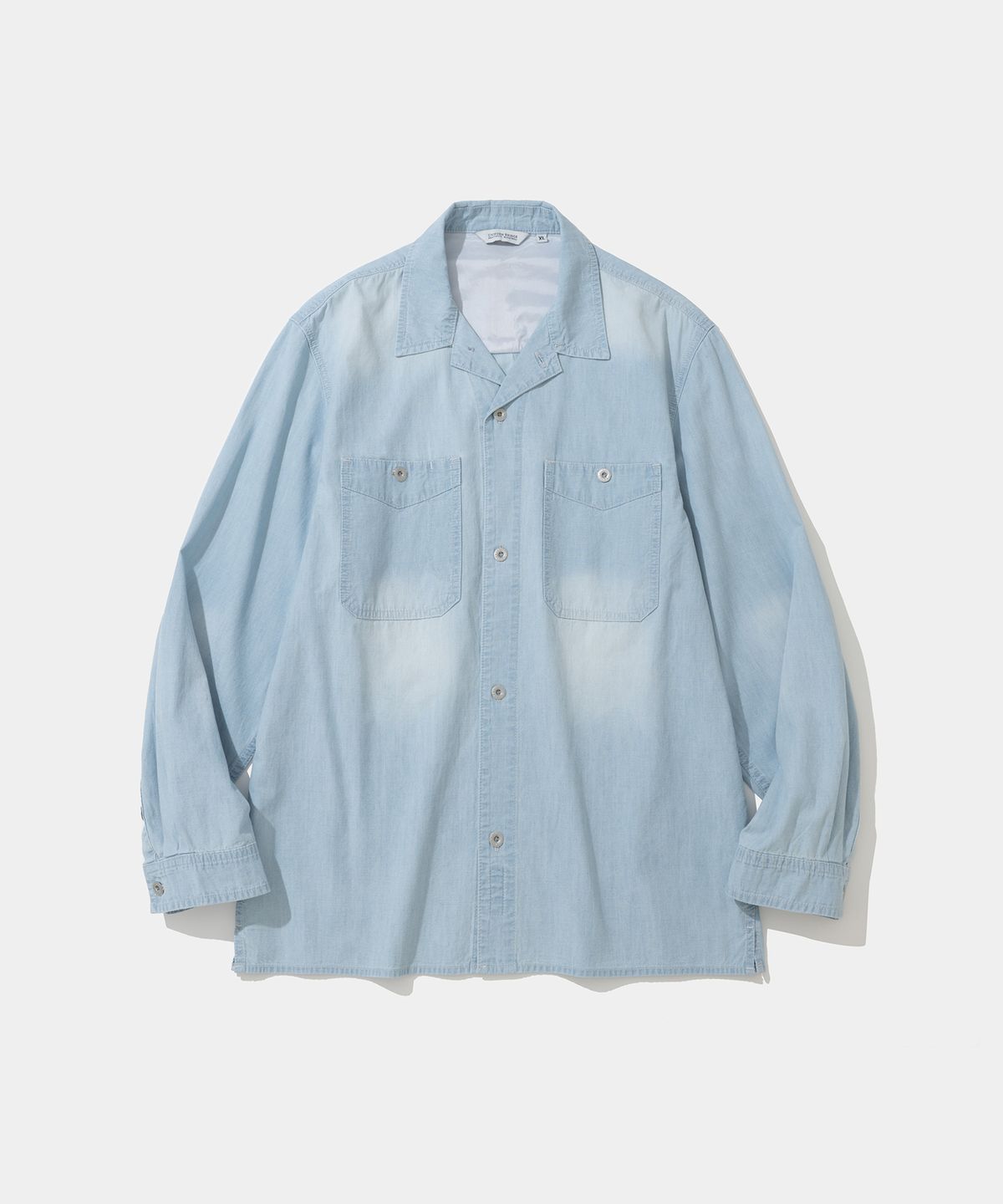 유니폼브릿지(UNIFORM BRIDGE) chambray shirt light indigo