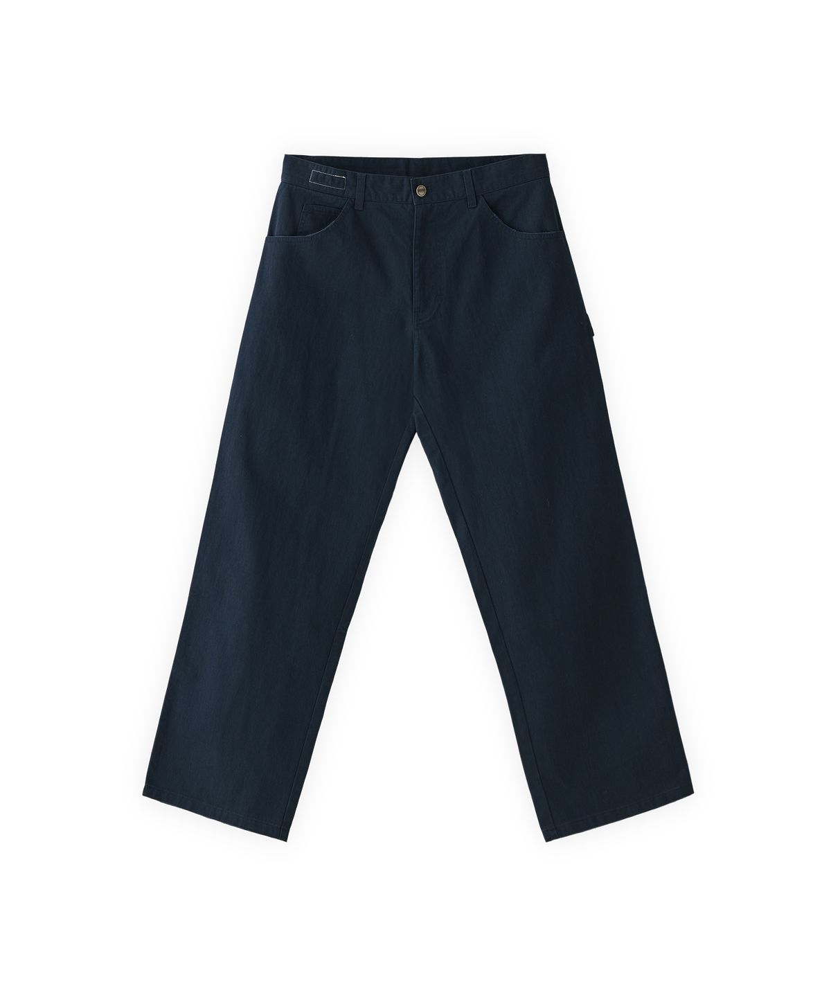 투위드(TUEWID) 002 Washed capenter pants in loose fit navy