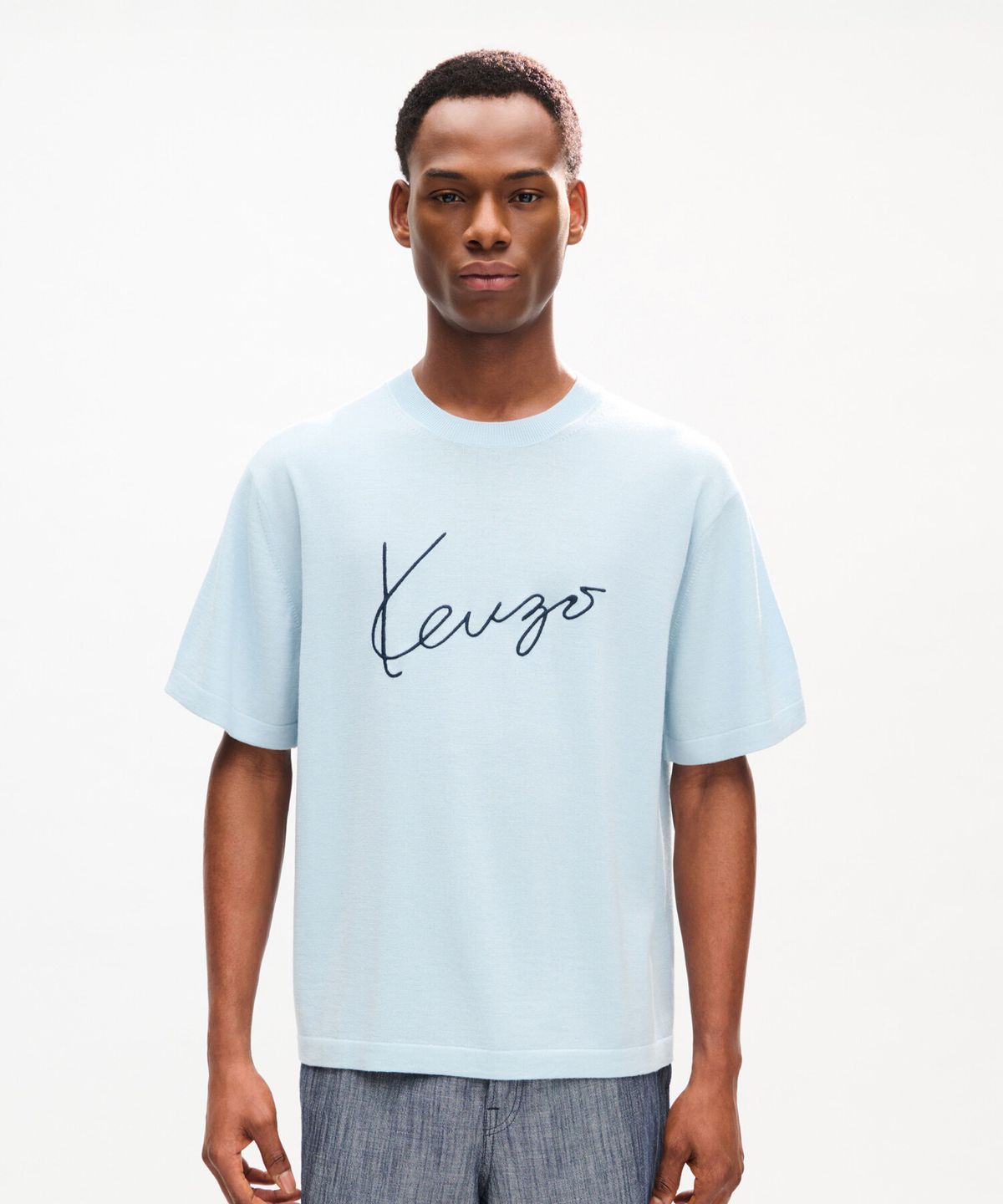 겐조(KENZO) 유니섹스 RWS 겐조 시그니처 풀오버 티셔츠_K263AU3401LBX
