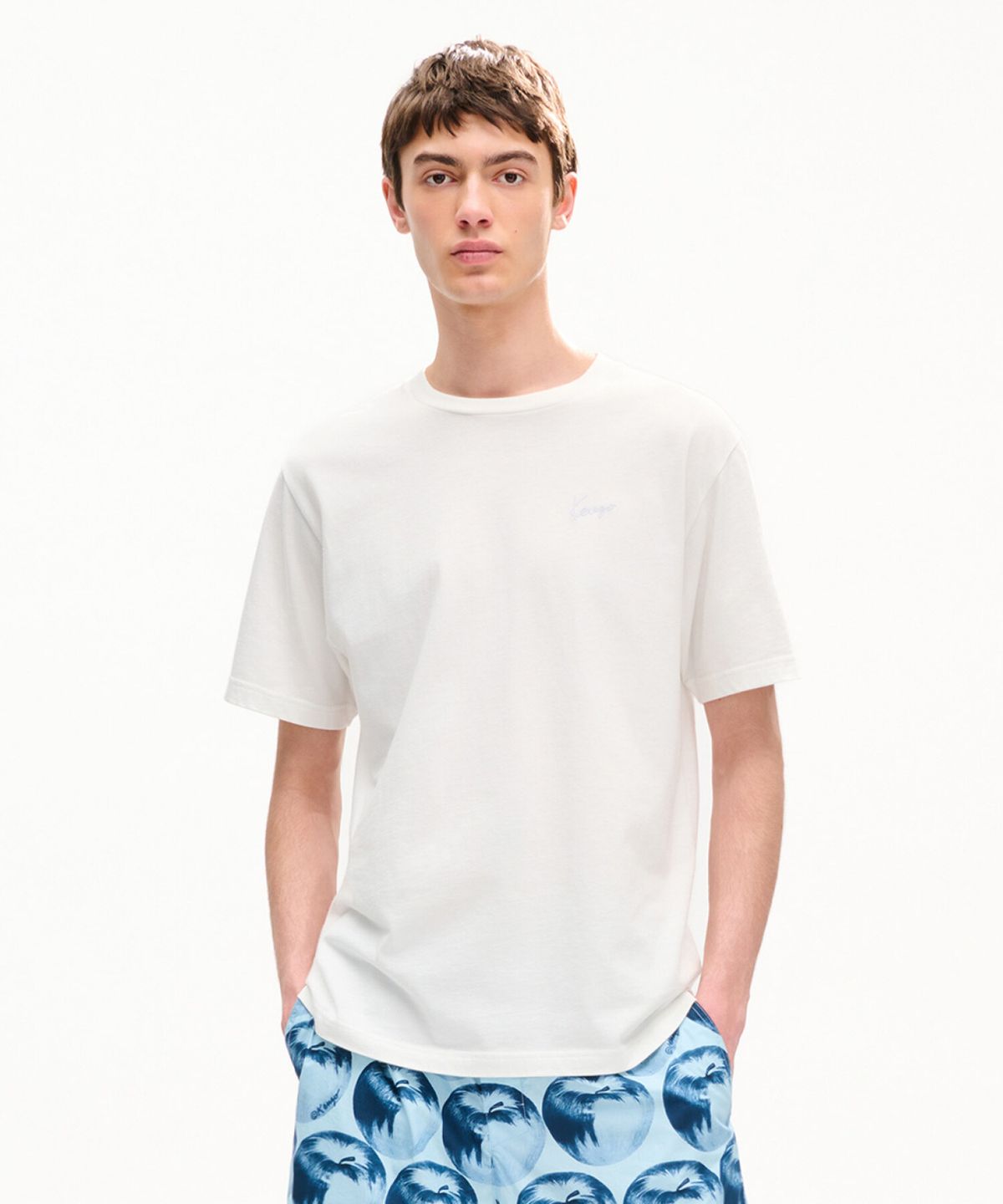 겐조(KENZO) 남성 갓츠 겐조 시그니처 클래식 티셔츠_K263AMT403WHX