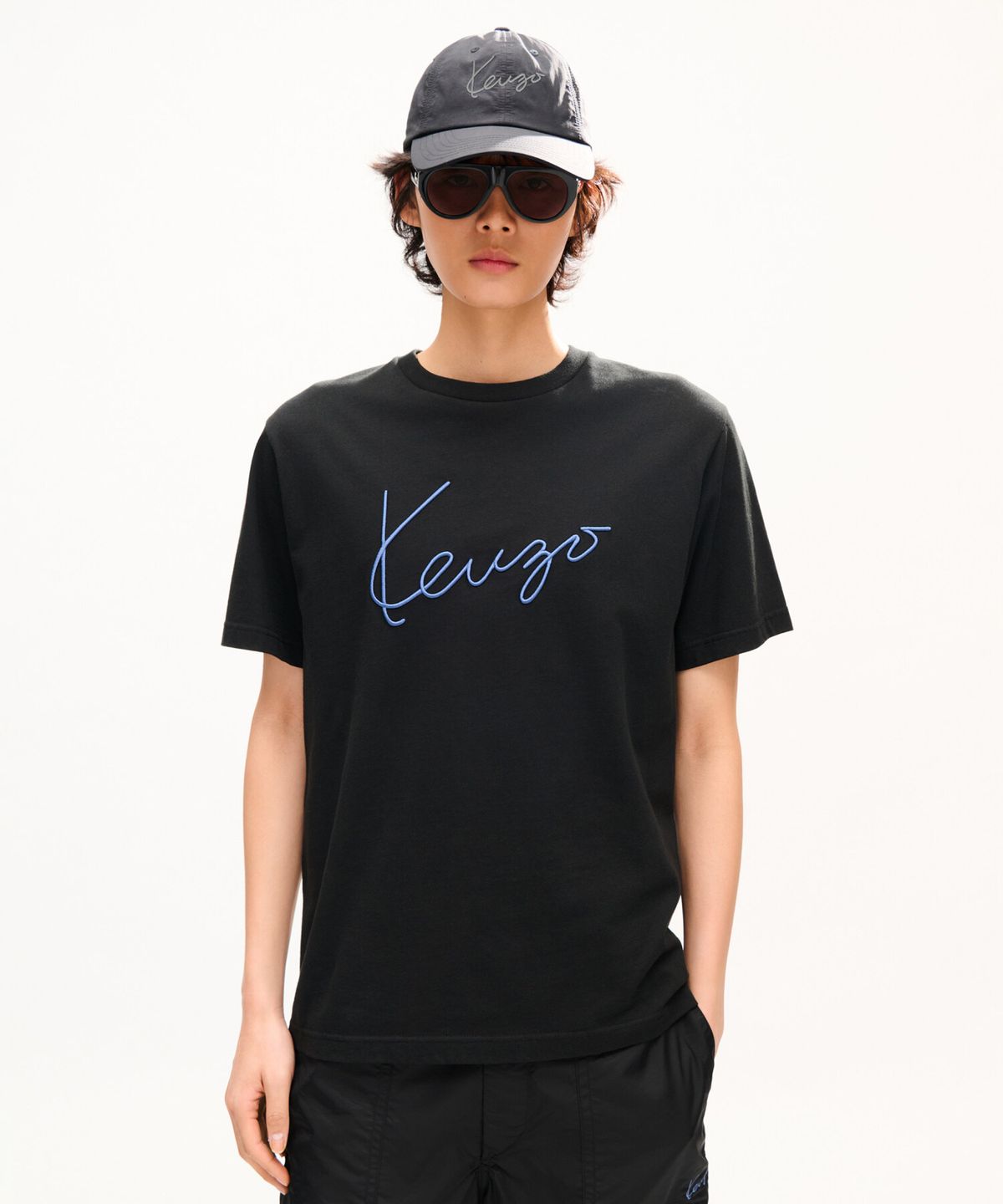 겐조(KENZO) 남성 겐조 시그니처 클래식 티셔츠_K263AMT410BKX