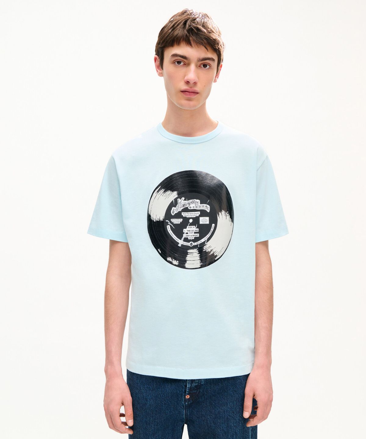 겐조(KENZO) 남성 하이써머 겐조 사운드 클래식 티셔츠_K263AMTH04LBX