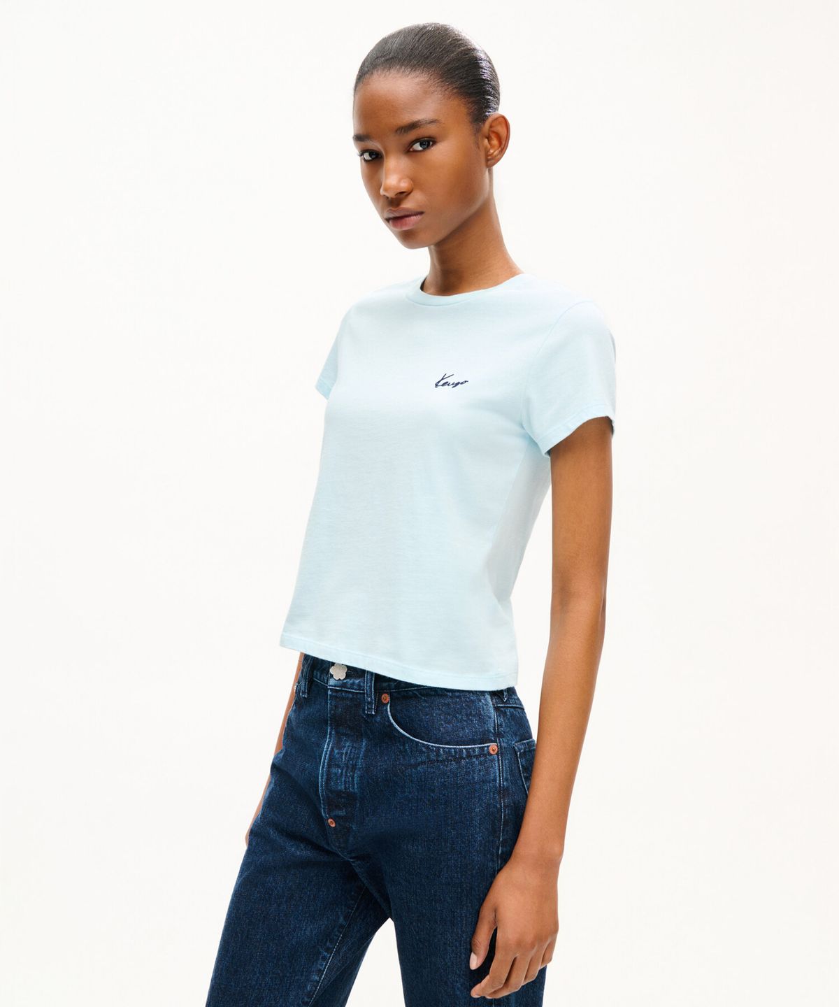 겐조(KENZO) 여성 갓츠 겐조 시그니처 클래식 티셔츠_K263AWT404LBX